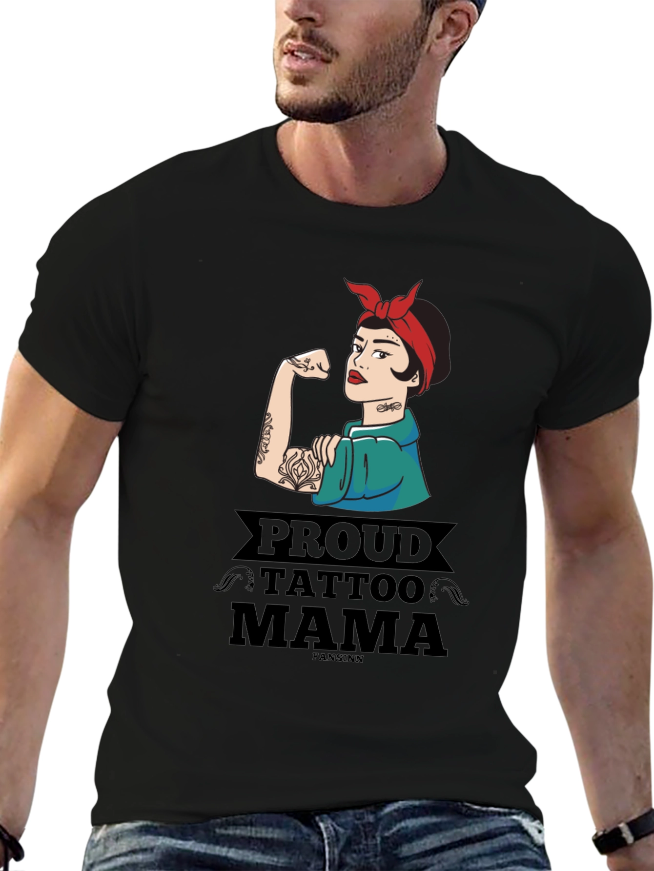 Proud Tattoo Mama Graphic T-Shirt