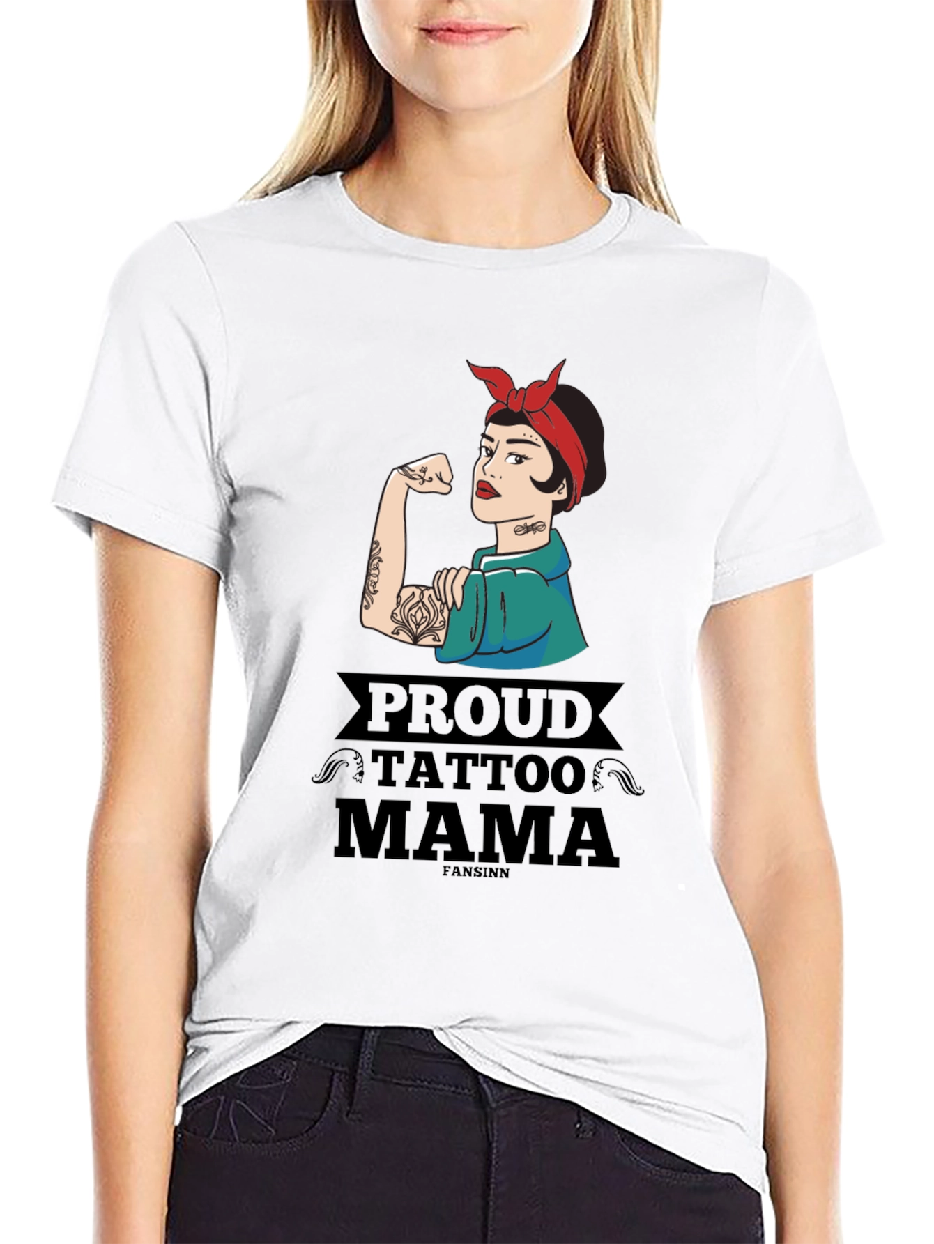 Proud Tattoo Mama Graphic T-Shirt