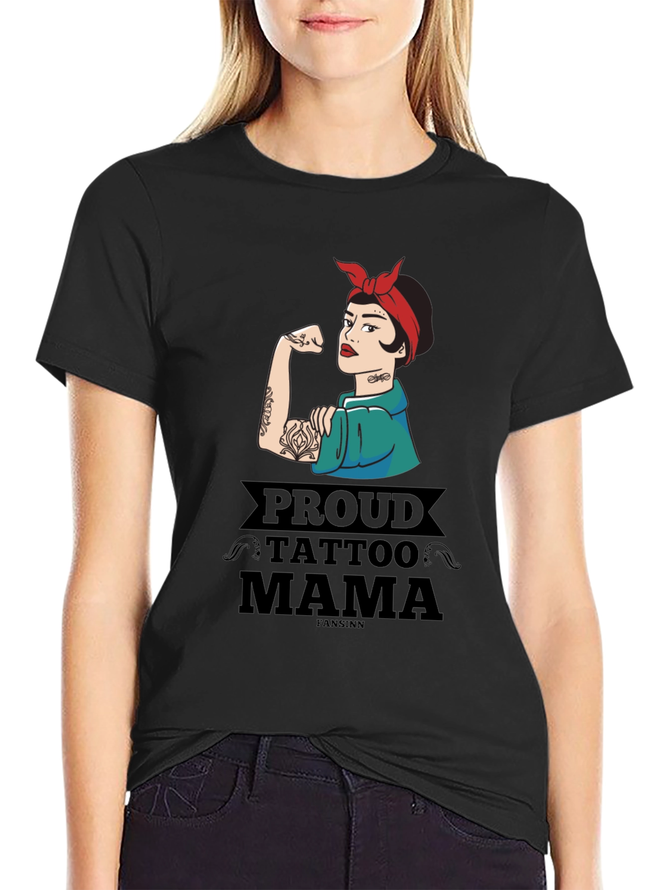 Proud Tattoo Mama Graphic T-Shirt