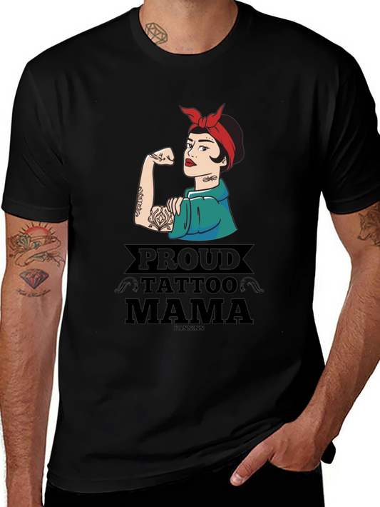Proud Tattoo Mama Graphic T-Shirt