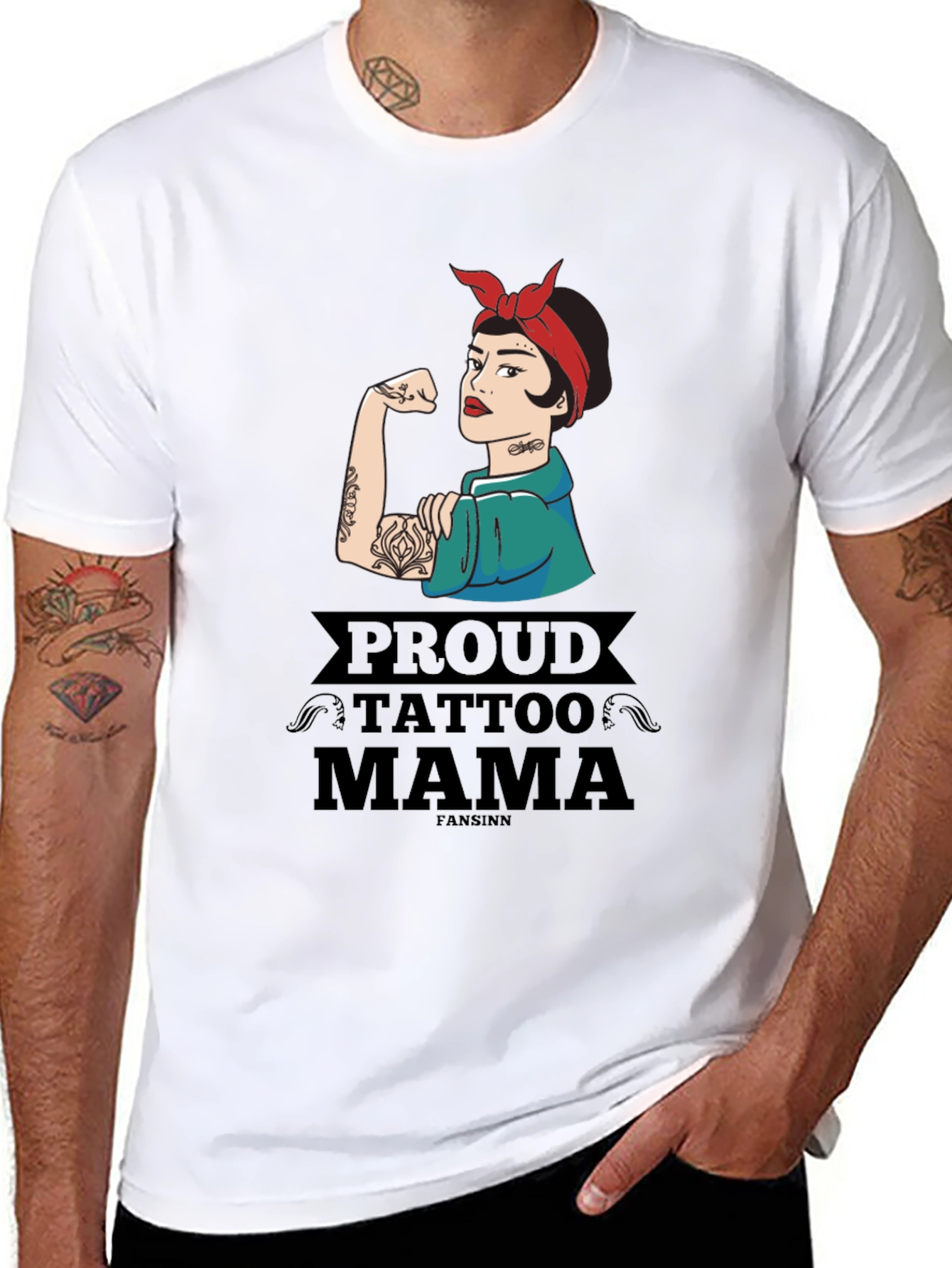 Proud Tattoo Mama Graphic T-Shirt