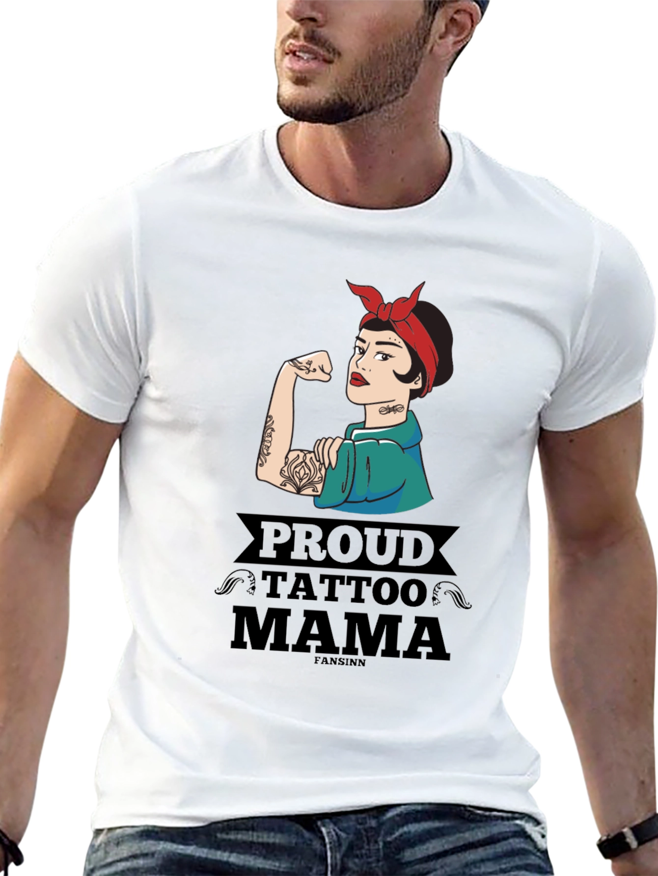 Proud Tattoo Mama Graphic T-Shirt