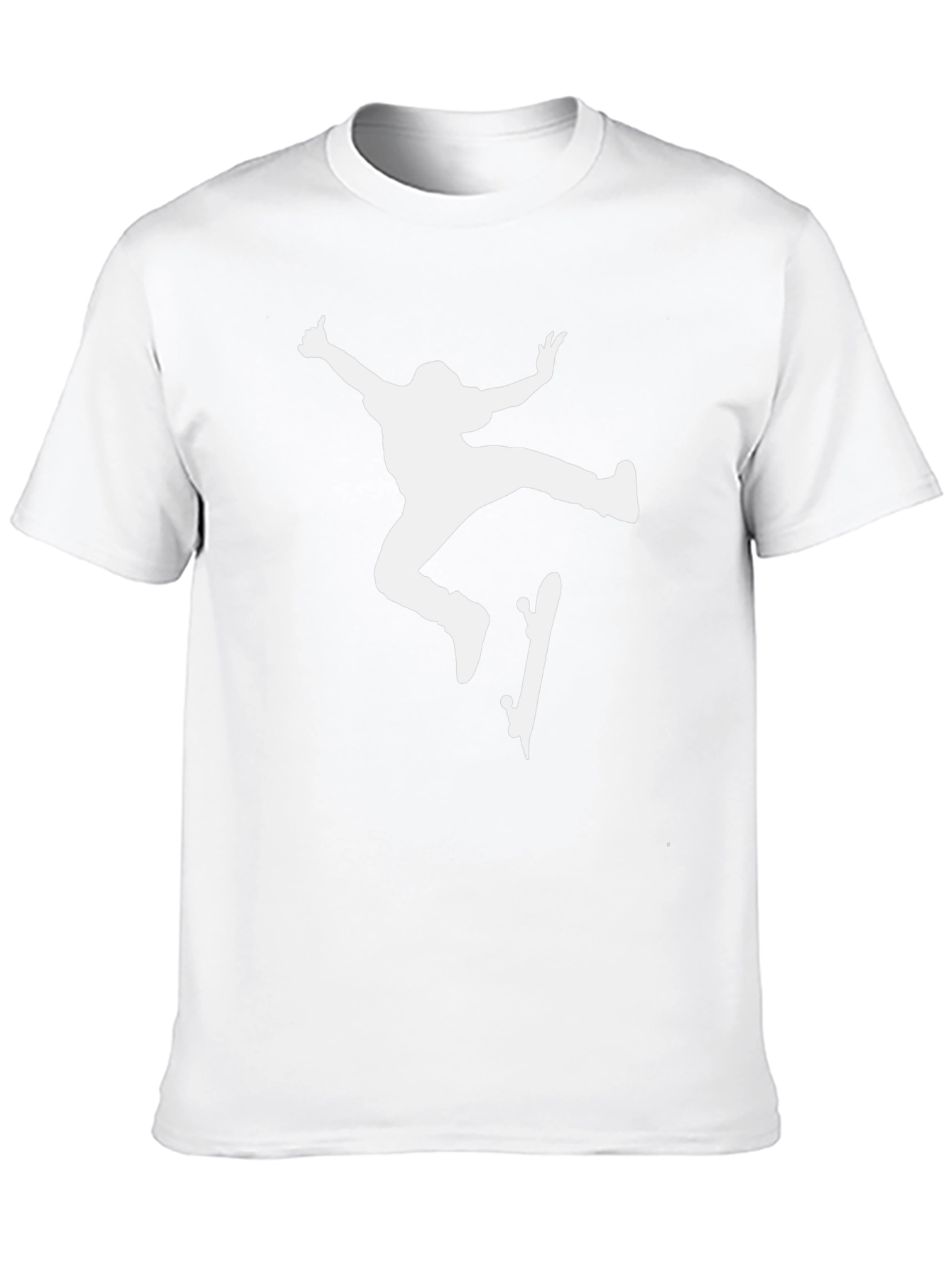 Skateboarder Graphic Tee - Cool Black T-Shirt
