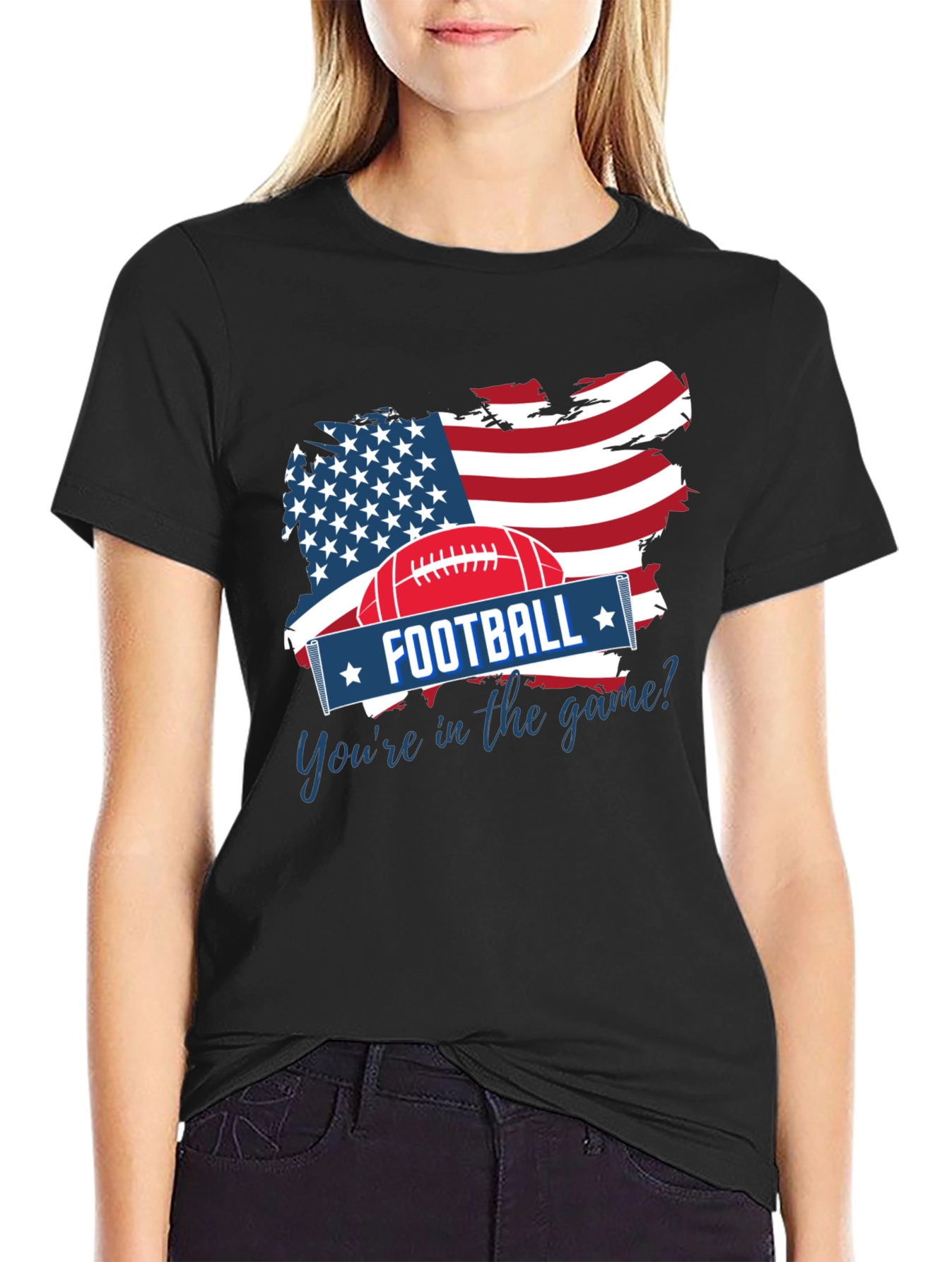 Patriotic Football T-Shirt