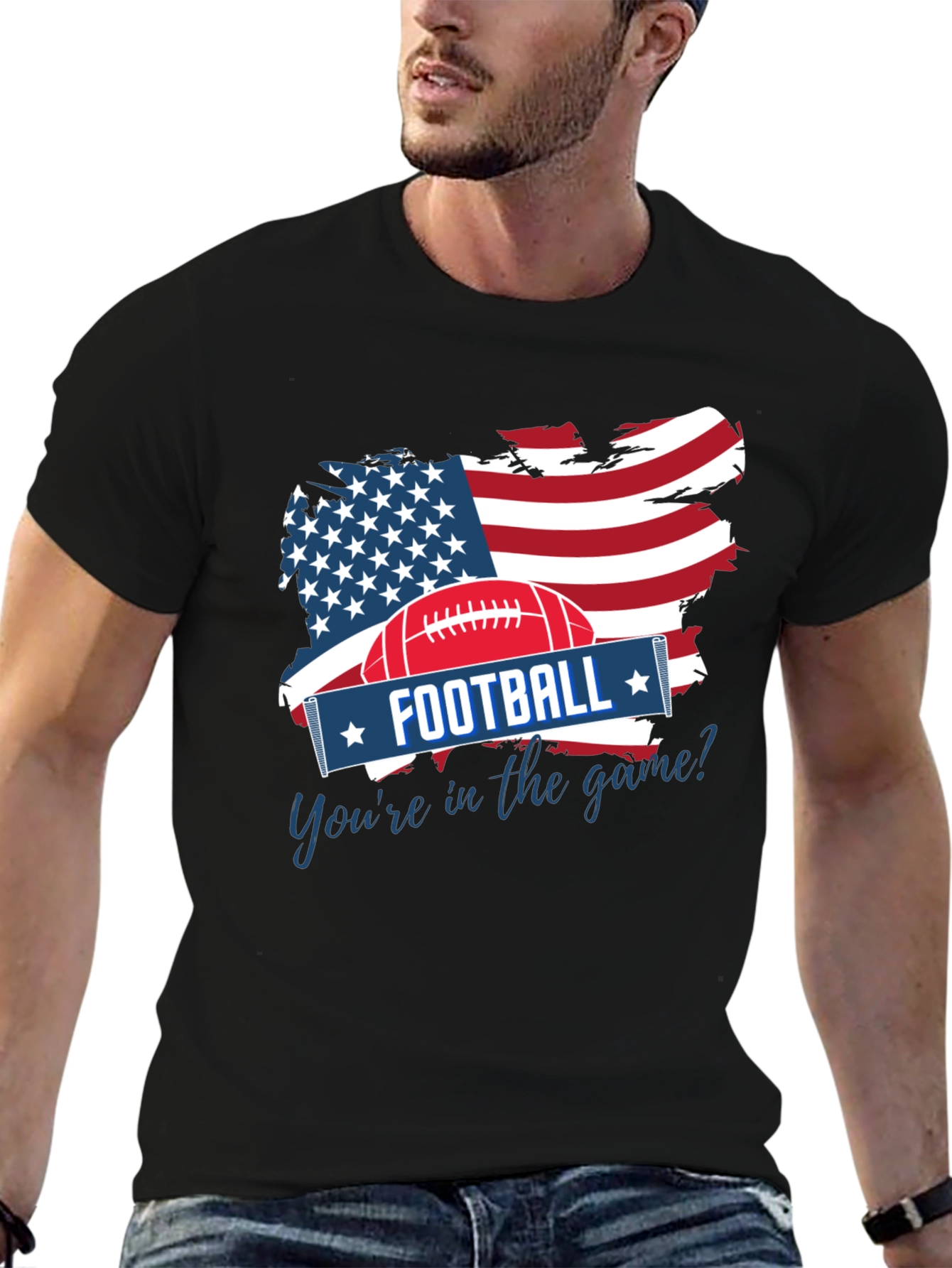 Patriotic Football T-Shirt