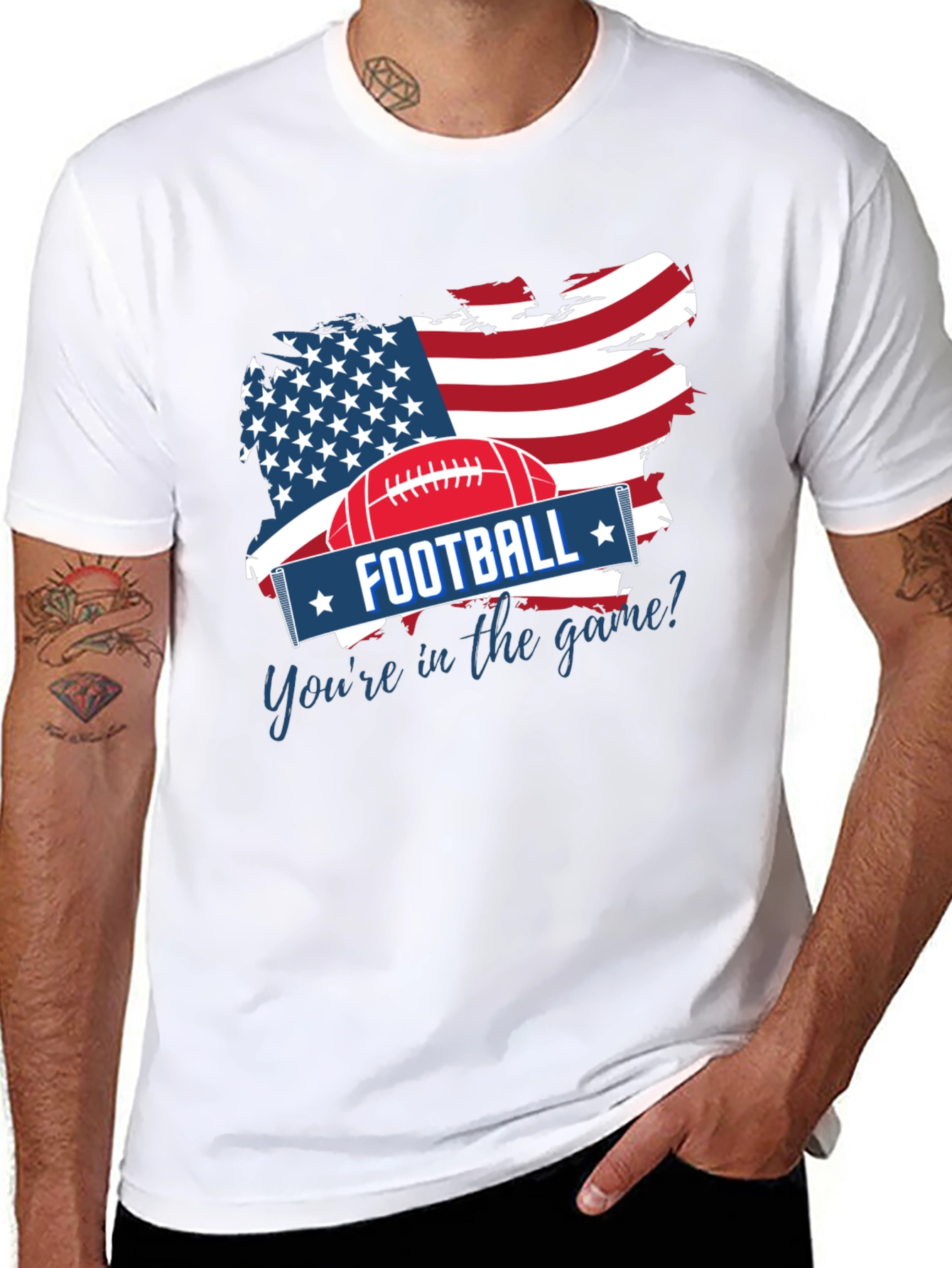 Patriotic Football T-Shirt