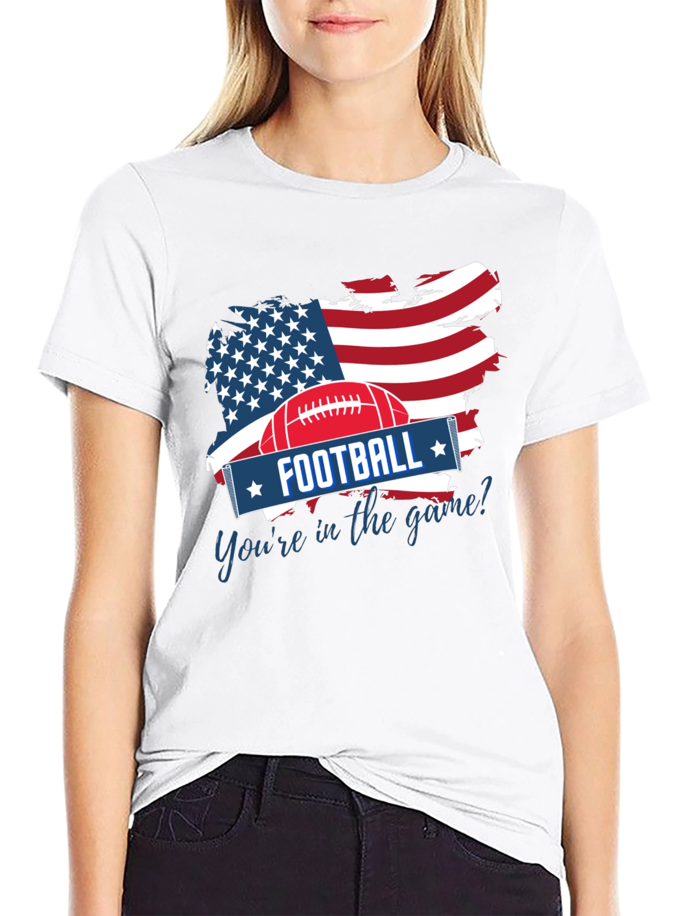 Patriotic Football T-Shirt