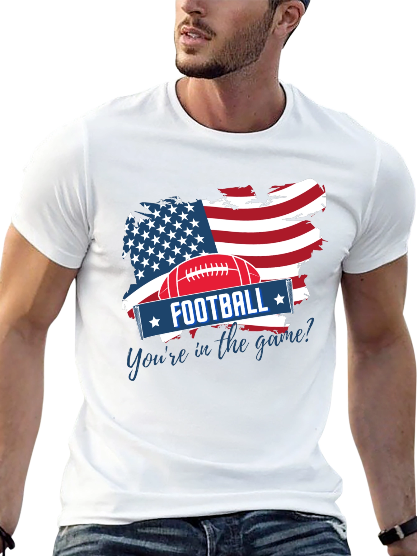 Patriotic Football T-Shirt