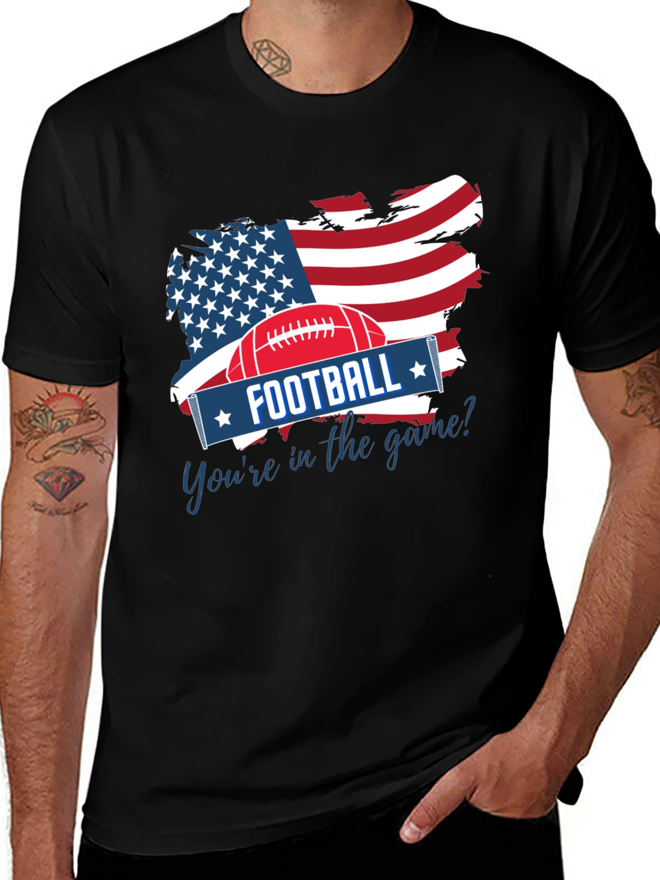 Patriotic Football T-Shirt