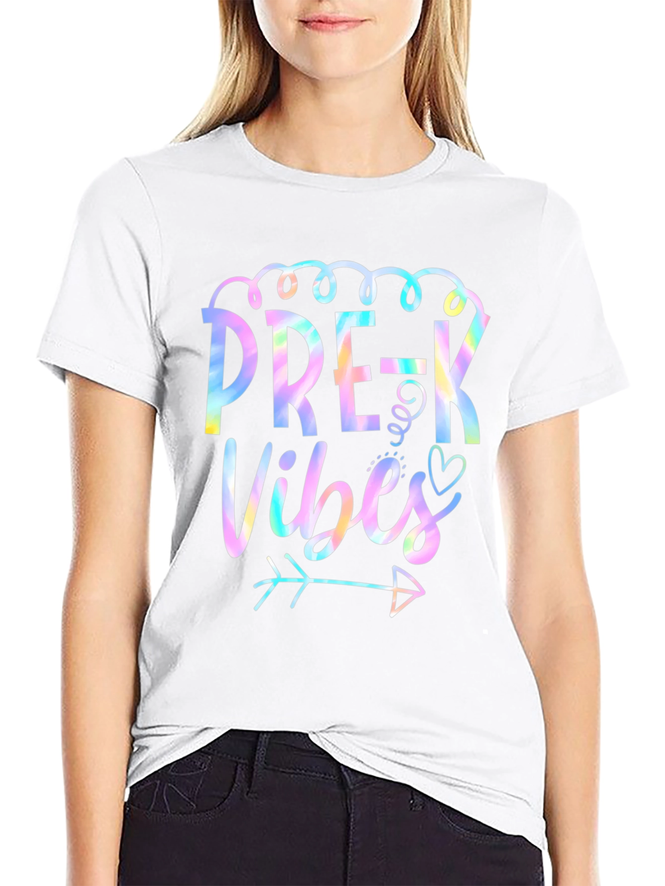 Pre-K Vibes Tie-Dye Graphic Tee