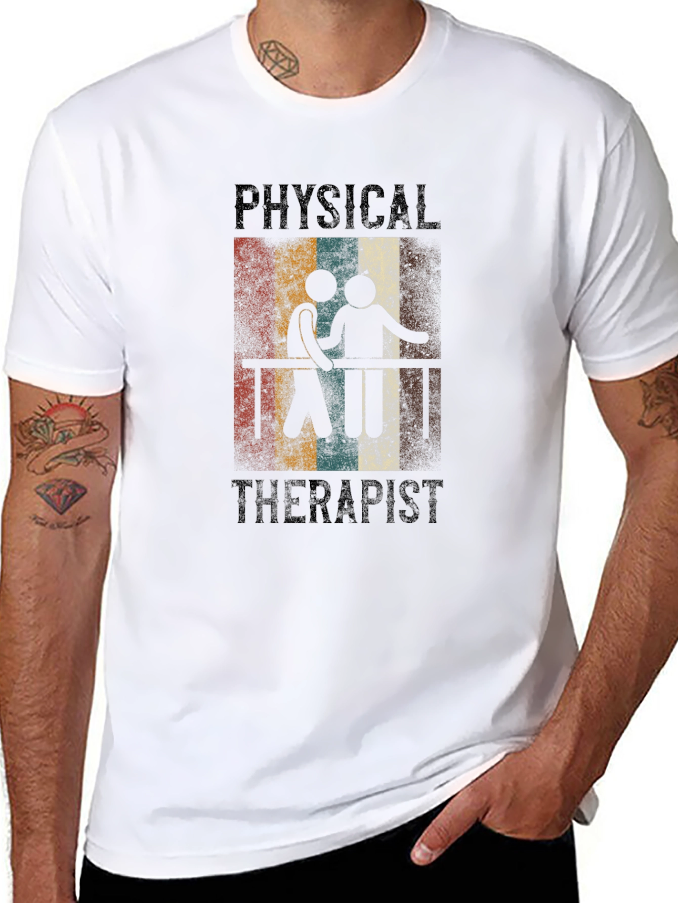 Physical Therapist Retro Graphic Tee