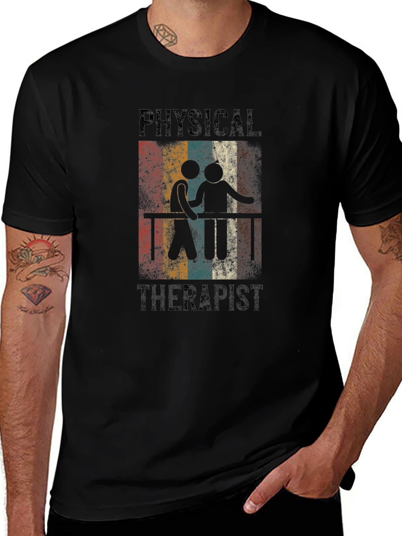 Physical Therapist Retro Graphic Tee
