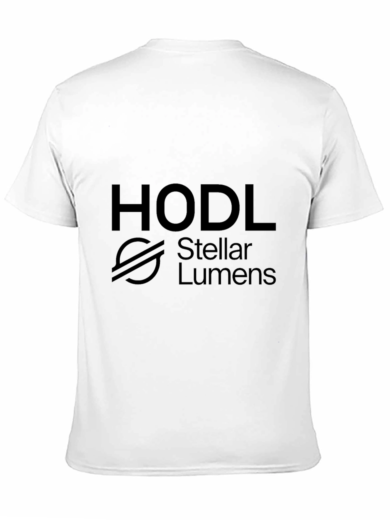 HODL Stellar Lumens Black T-Shirt Crypto Investor Tee