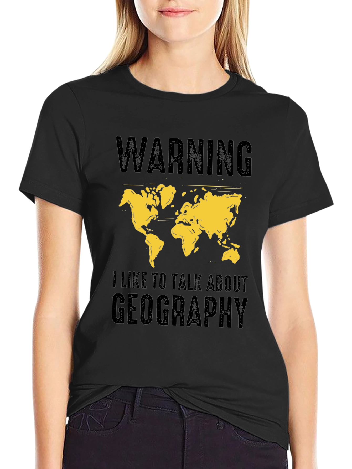 Geography Talk T-Shirt: Warning Graphic Tee