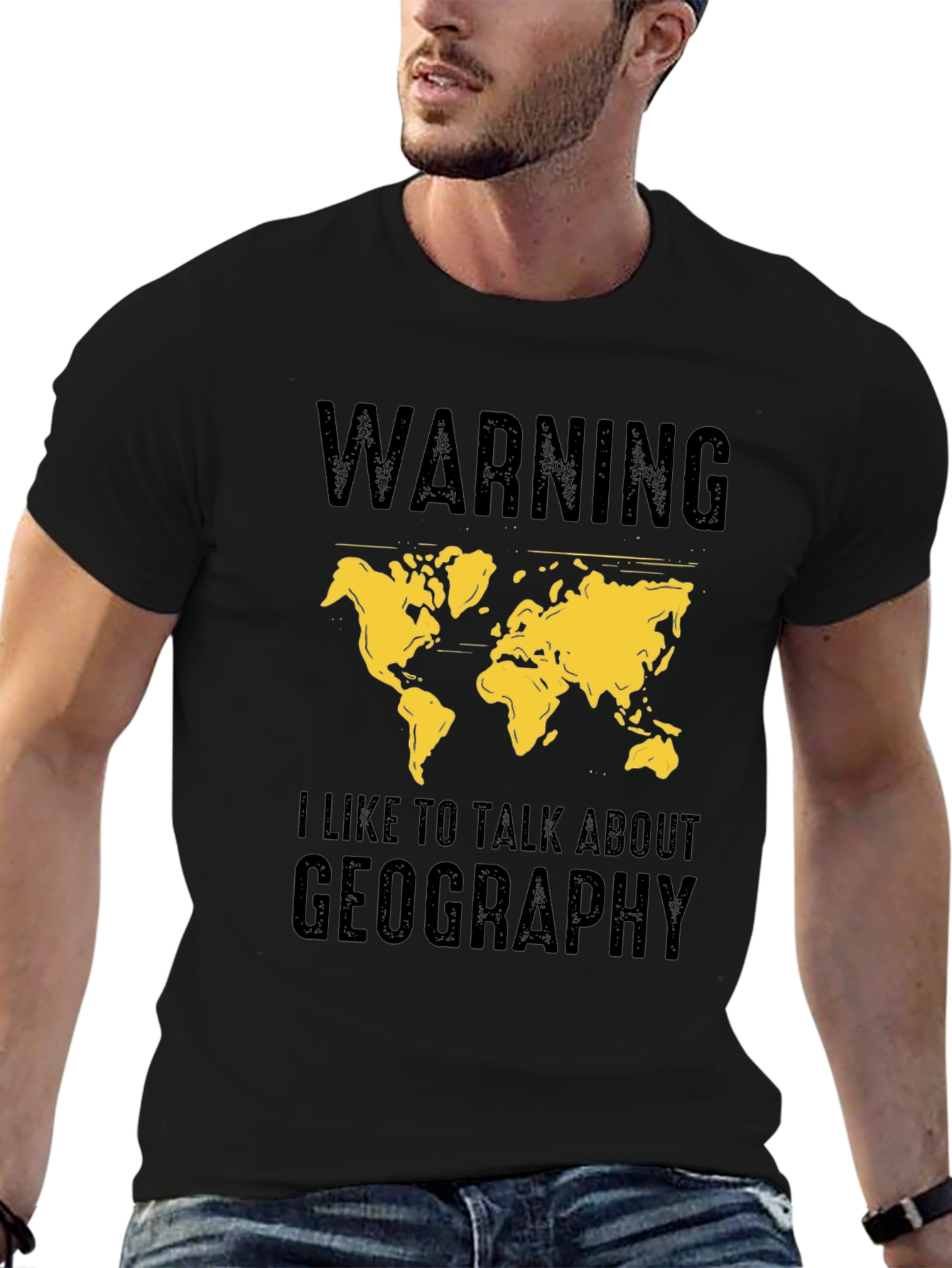 Geography Talk T-Shirt: Warning Graphic Tee