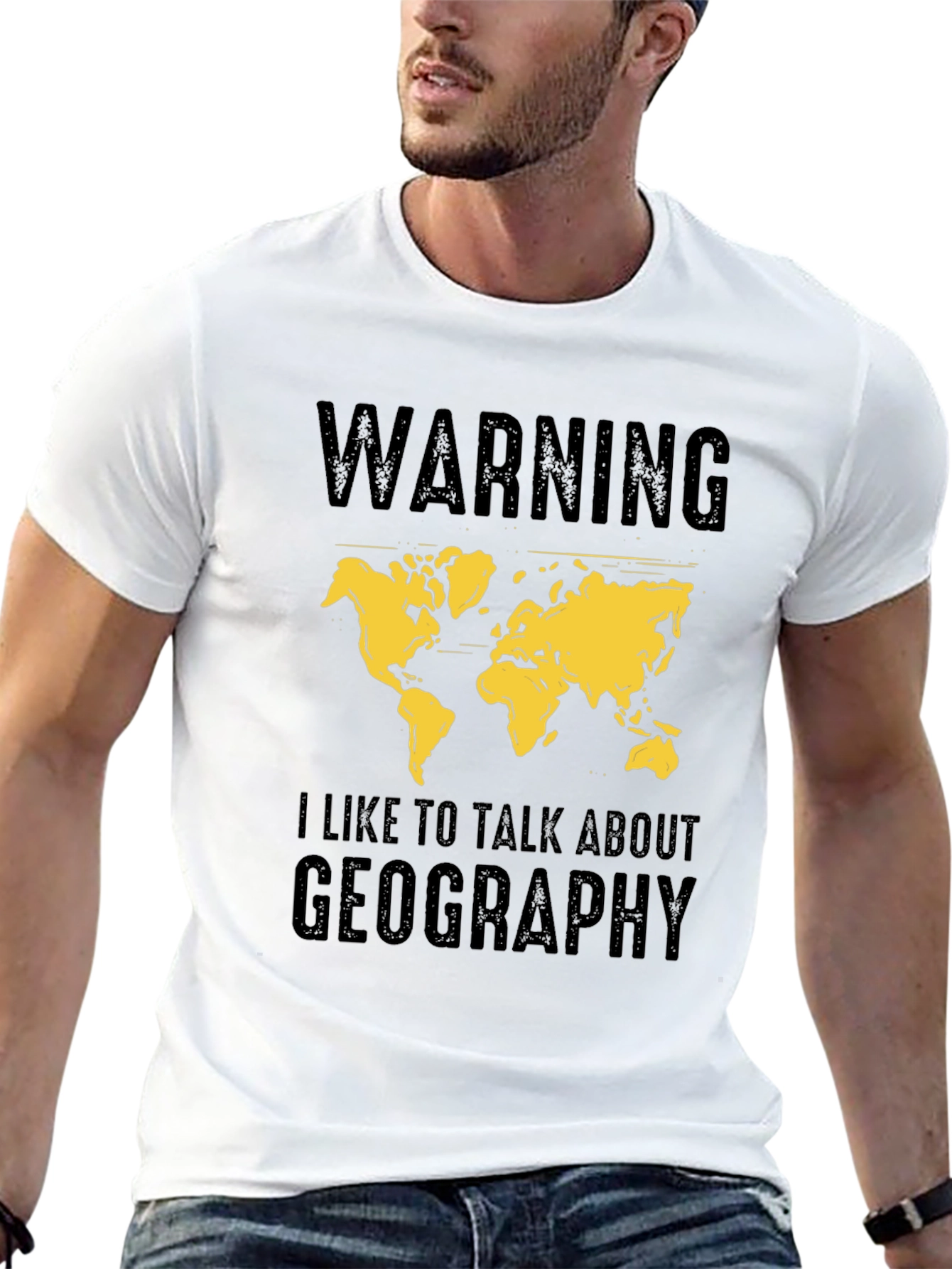 Geography Talk T-Shirt: Warning Graphic Tee