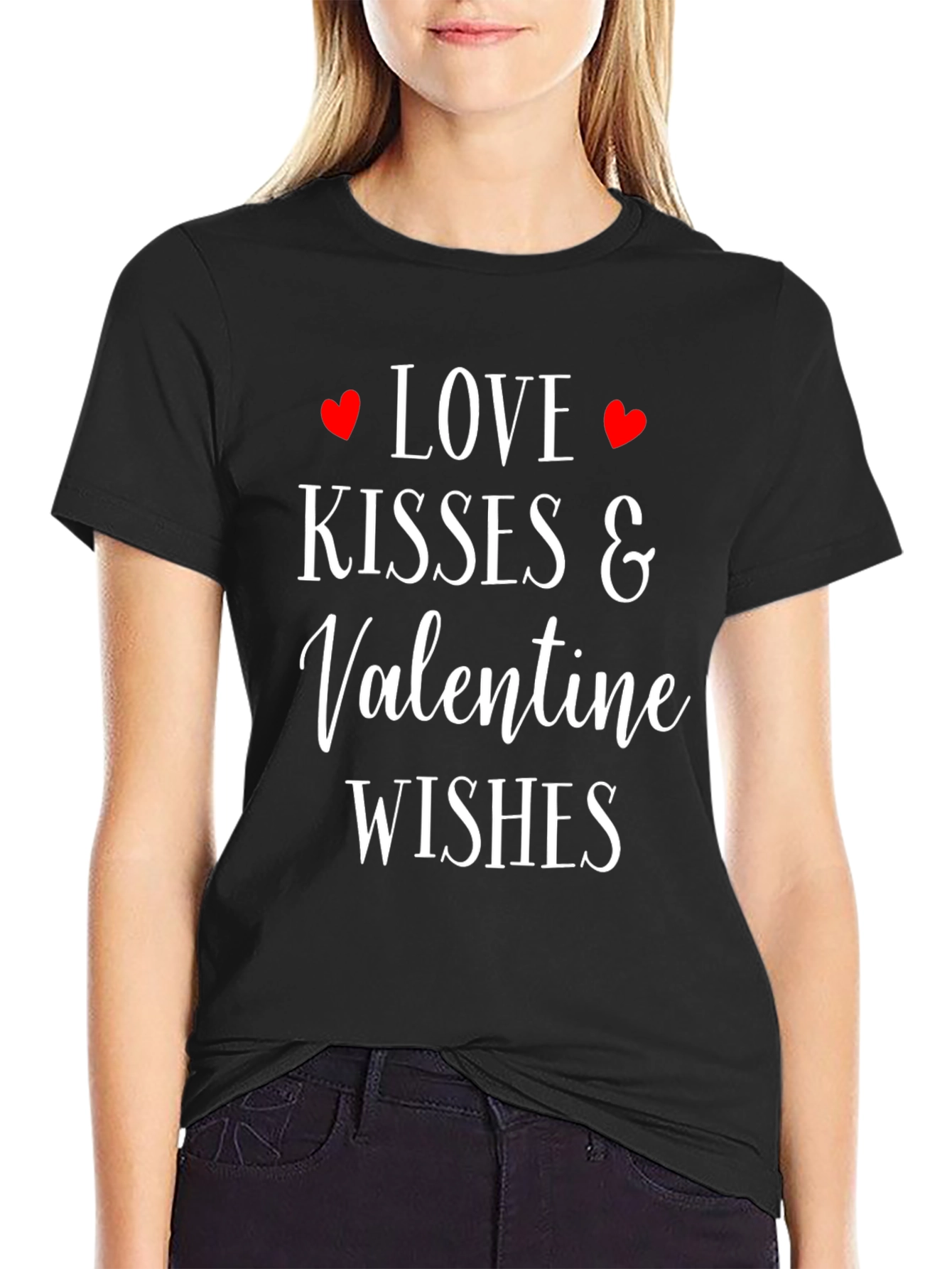 Love Kisses & Valentine Wishes T-Shirt