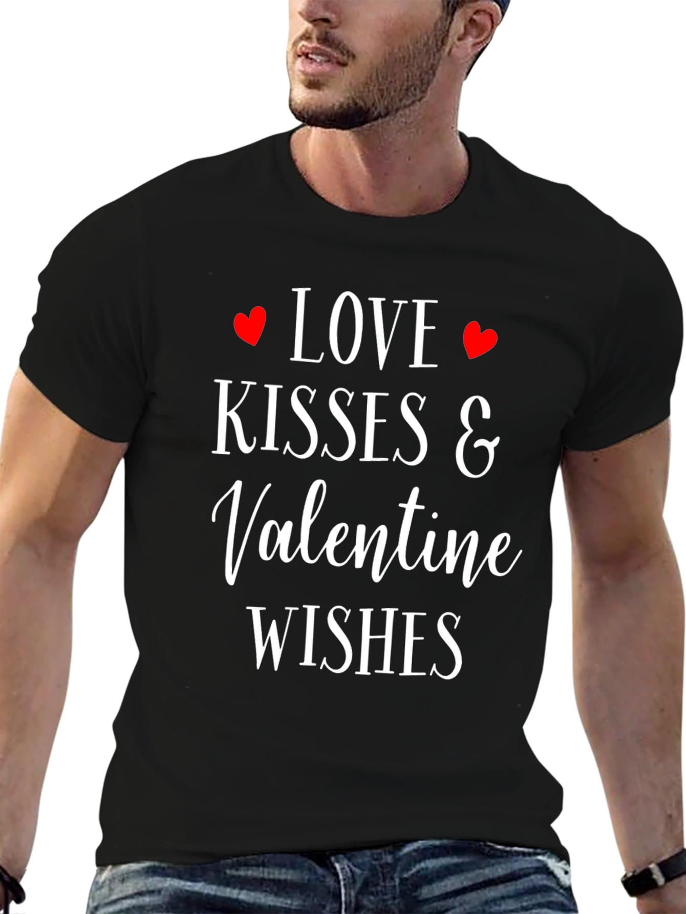 Love Kisses & Valentine Wishes T-Shirt