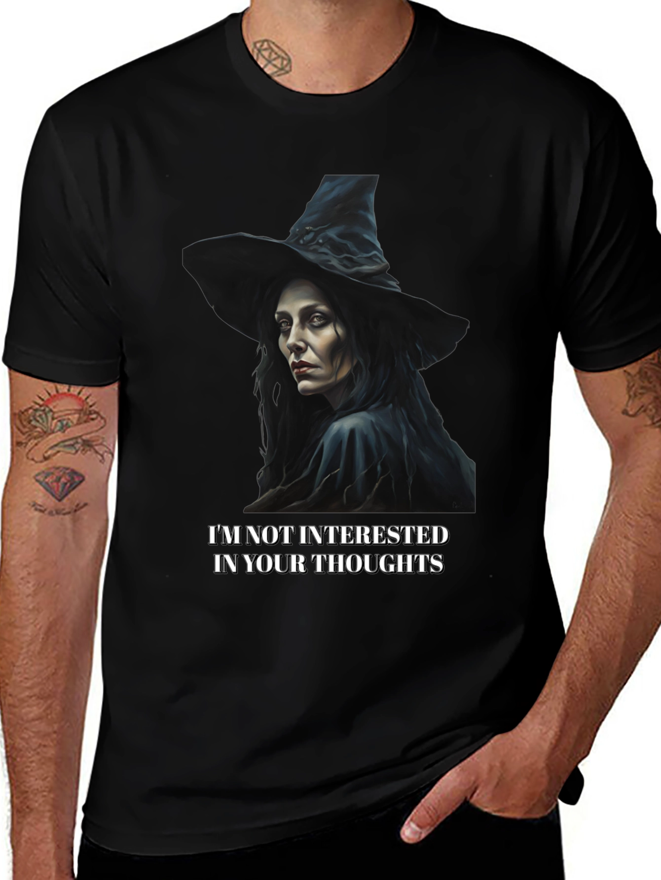 Witchy T-Shirt: Not Interested In Your Thoughts