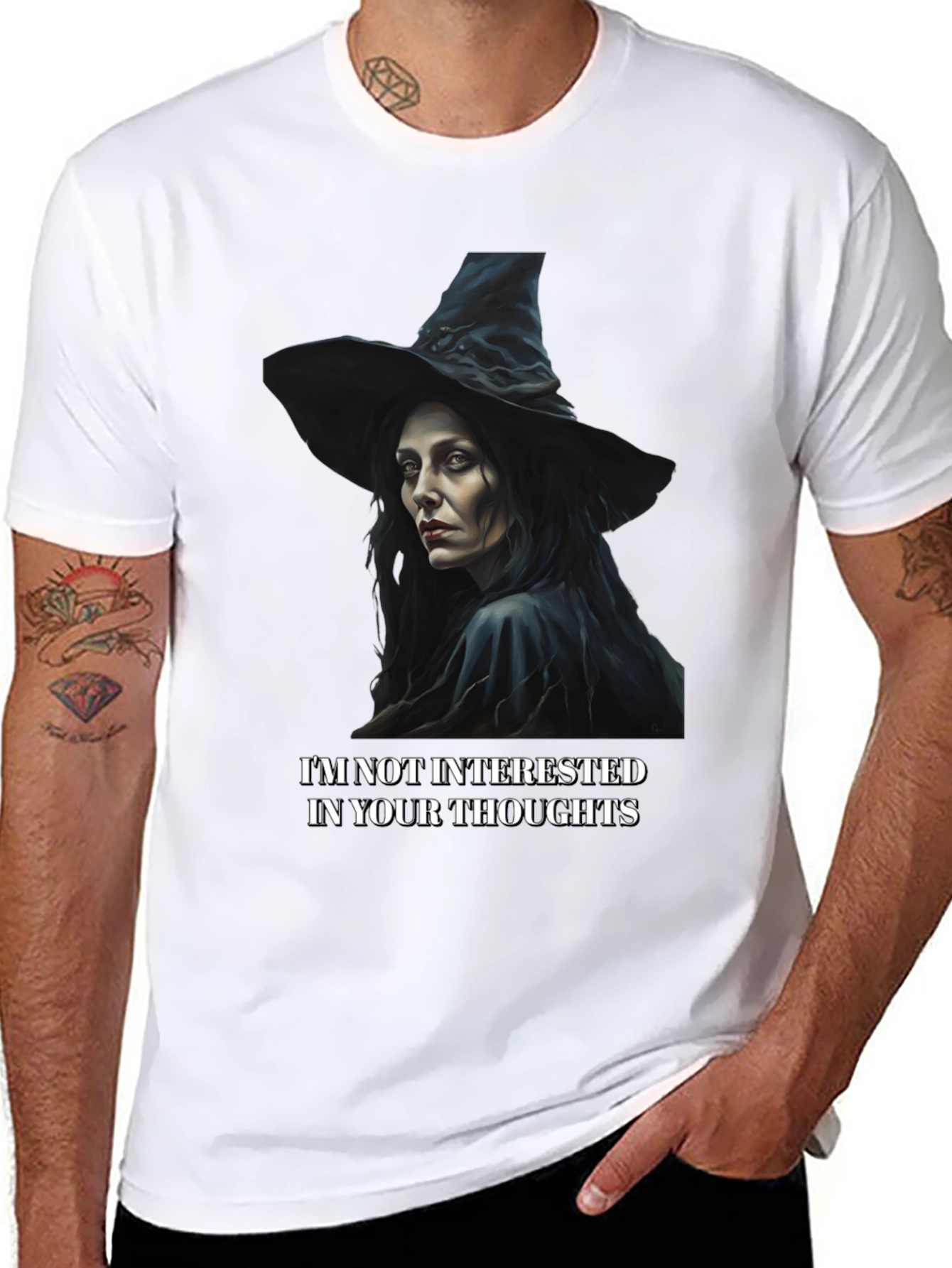Witchy T-Shirt: Not Interested In Your Thoughts