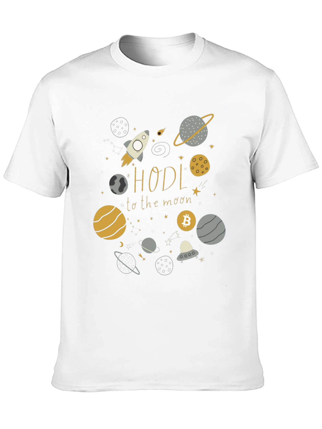 HODL to the Moon Crypto T-Shirt
