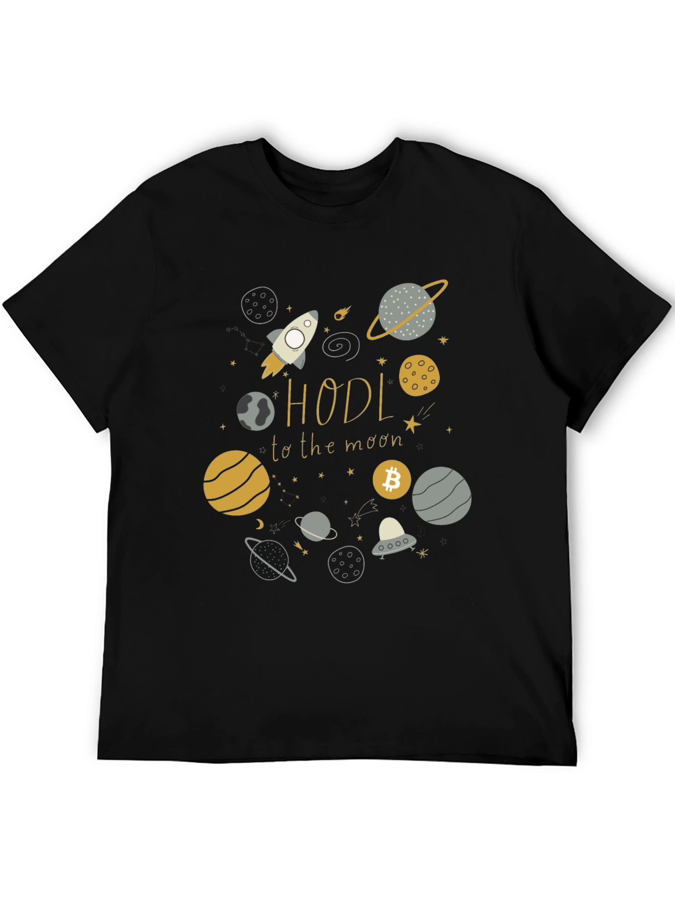 HODL to the Moon Crypto T-Shirt