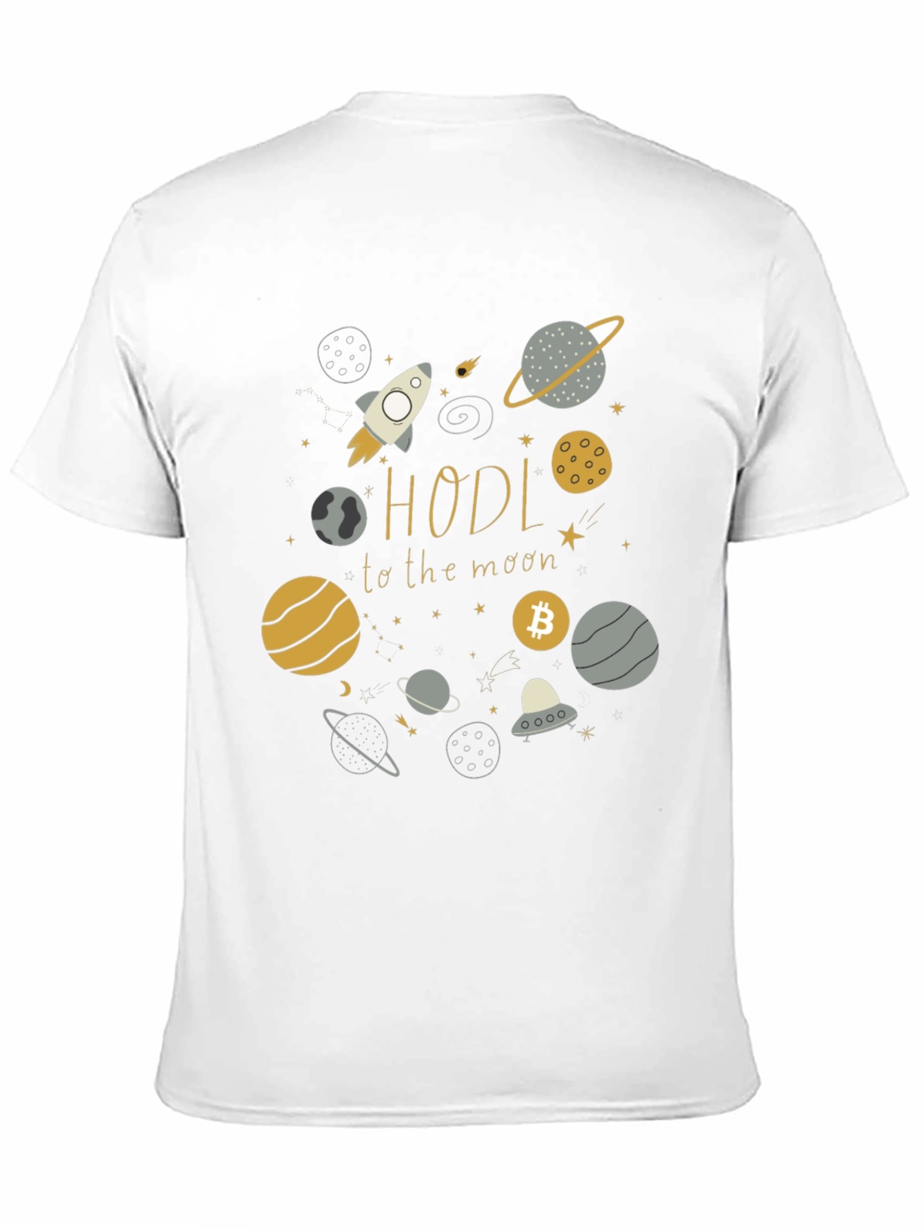 HODL to the Moon Crypto T-Shirt