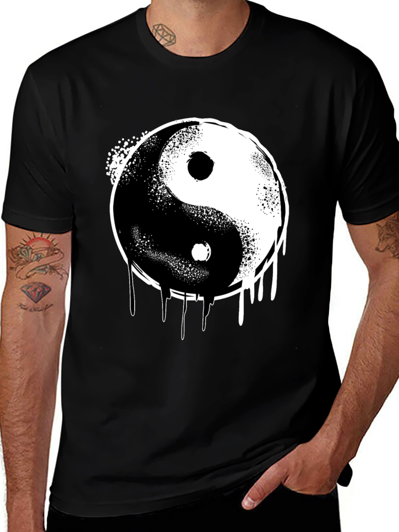 Yin Yang Graphic Tee - Balance & Style