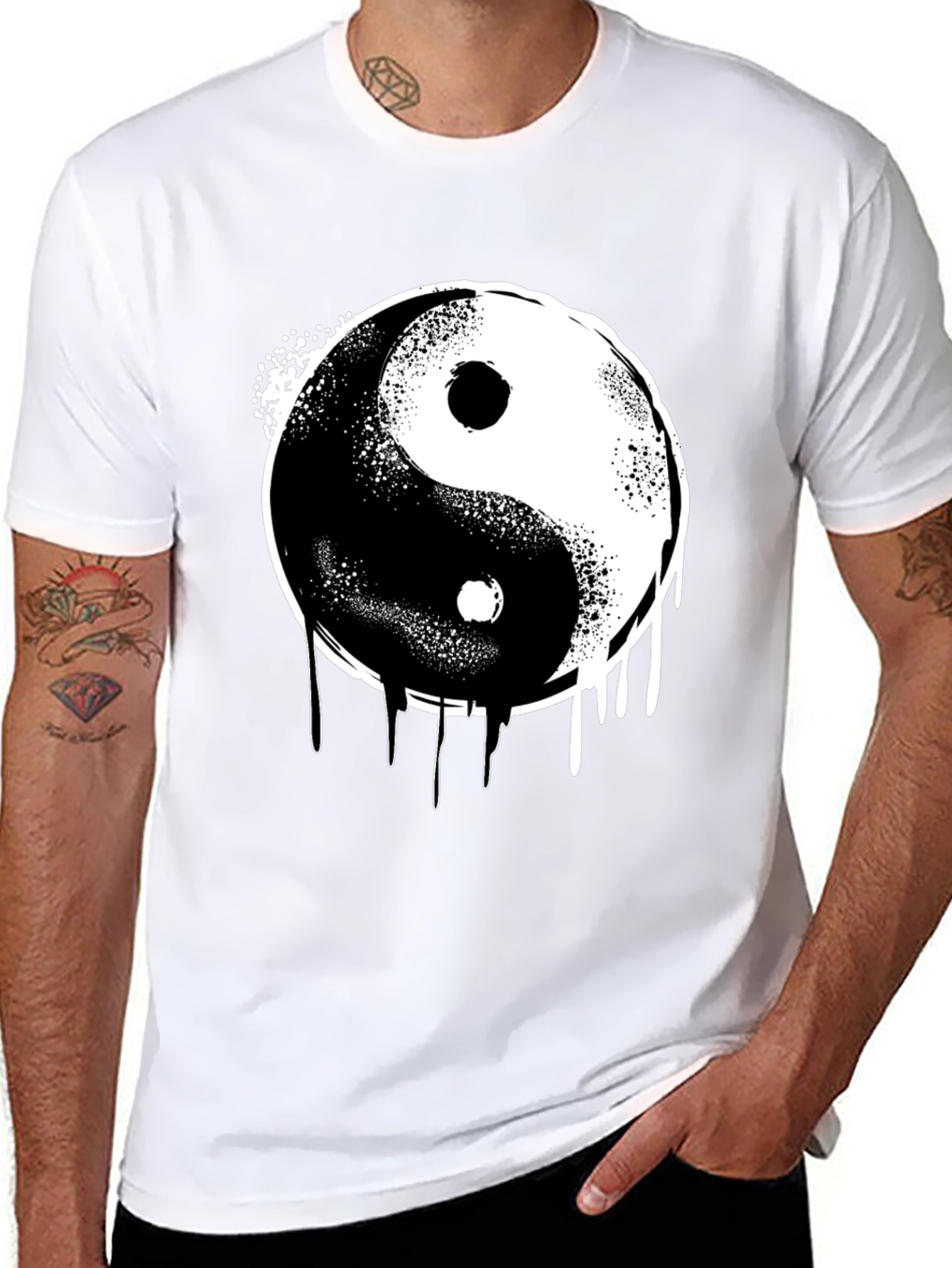 Yin Yang Graphic Tee - Balance & Style