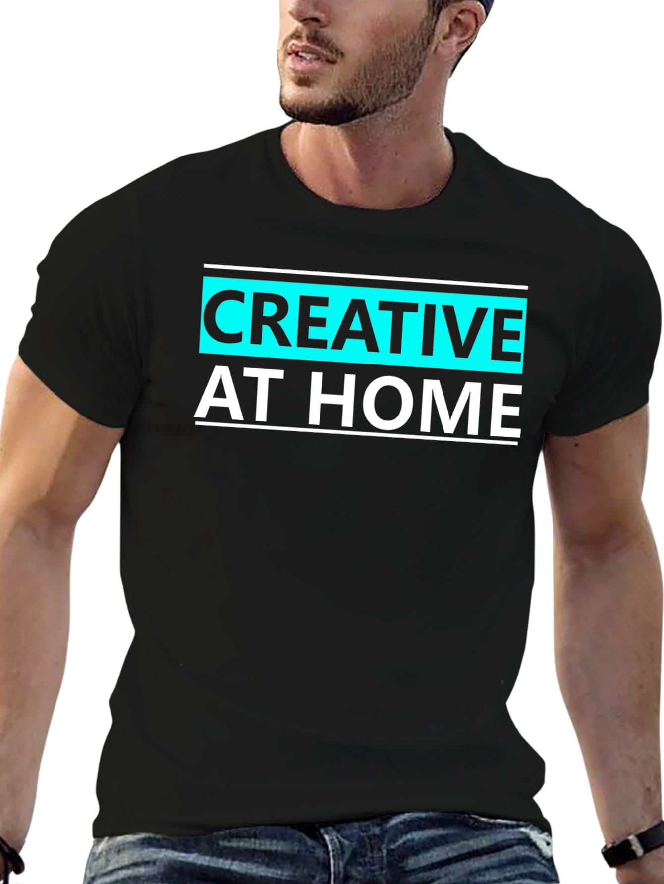 Creative at Home Black T-Shirt