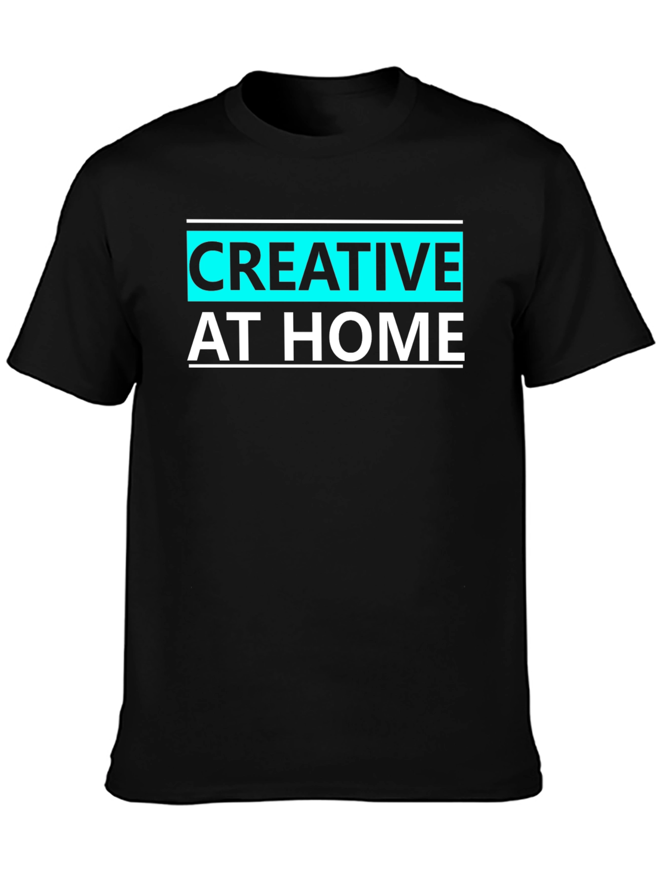 Creative at Home Black T-Shirt