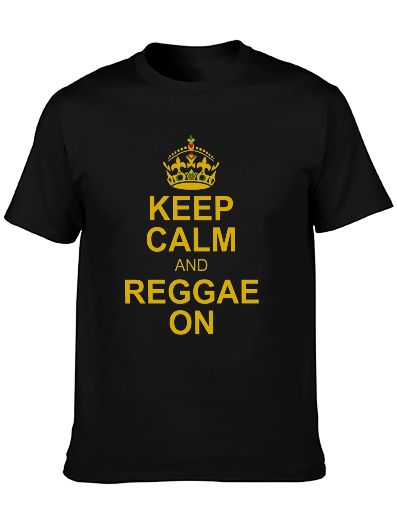 Keep Calm and Reggae On Graphic Tee