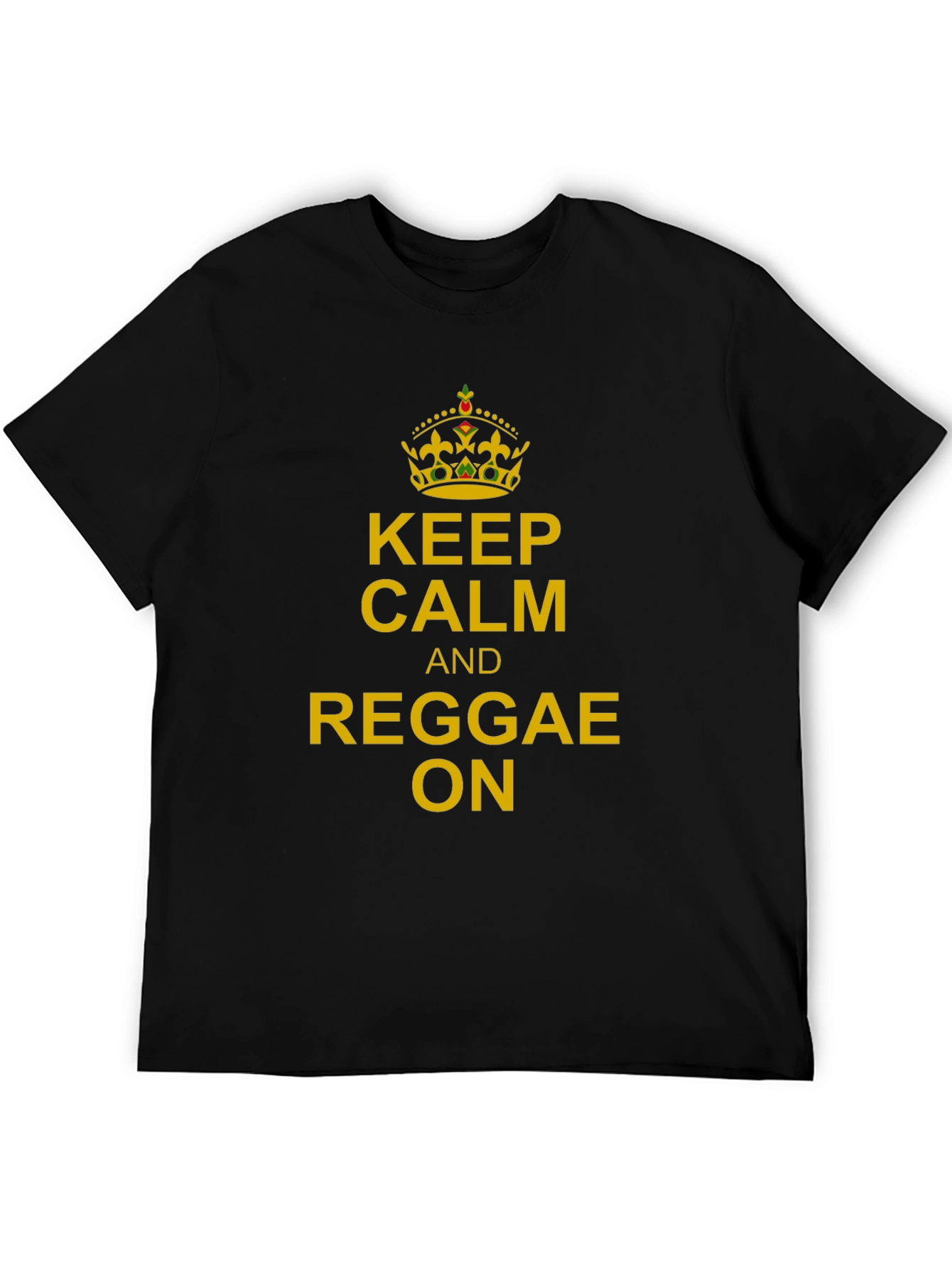 Keep Calm and Reggae On Graphic Tee