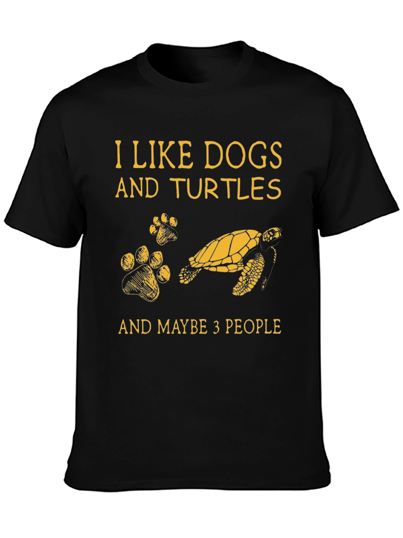 I Like Dogs and Turtles T-Shirt