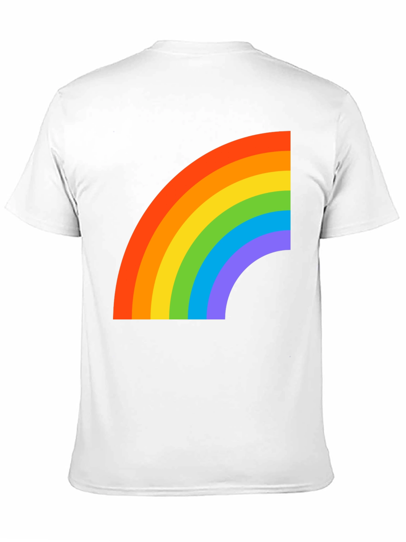 Rainbow Graphic Black T-Shirt