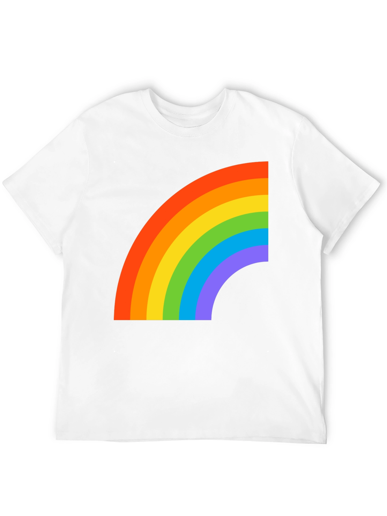 Rainbow Graphic Black T-Shirt