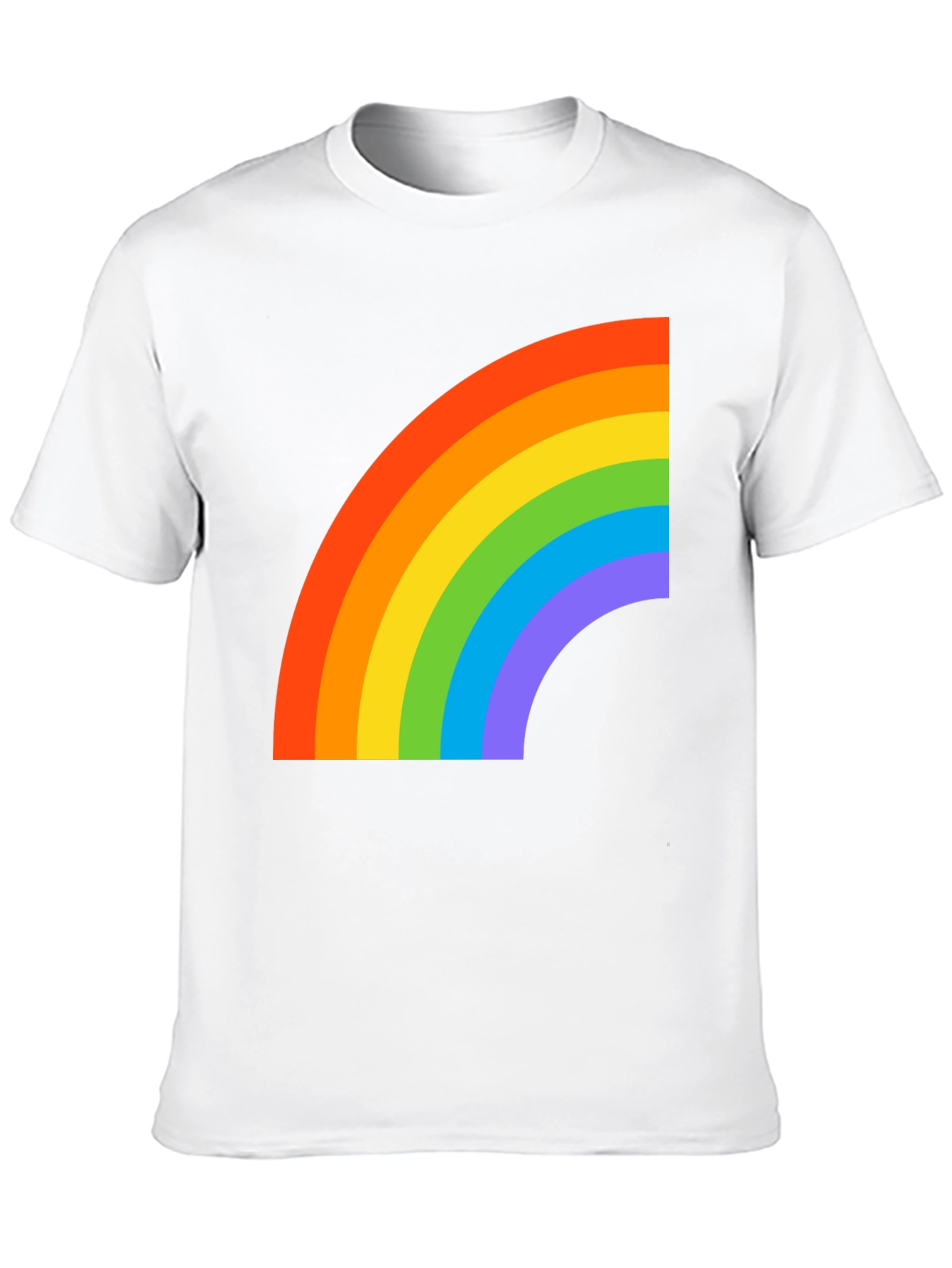 Rainbow Graphic Black T-Shirt