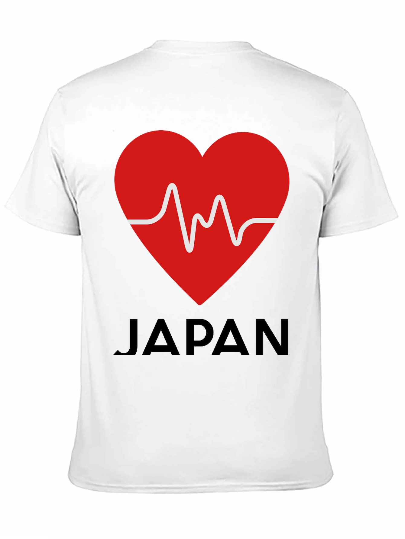 I Love Japan Heartbeat Graphic T-Shirt
