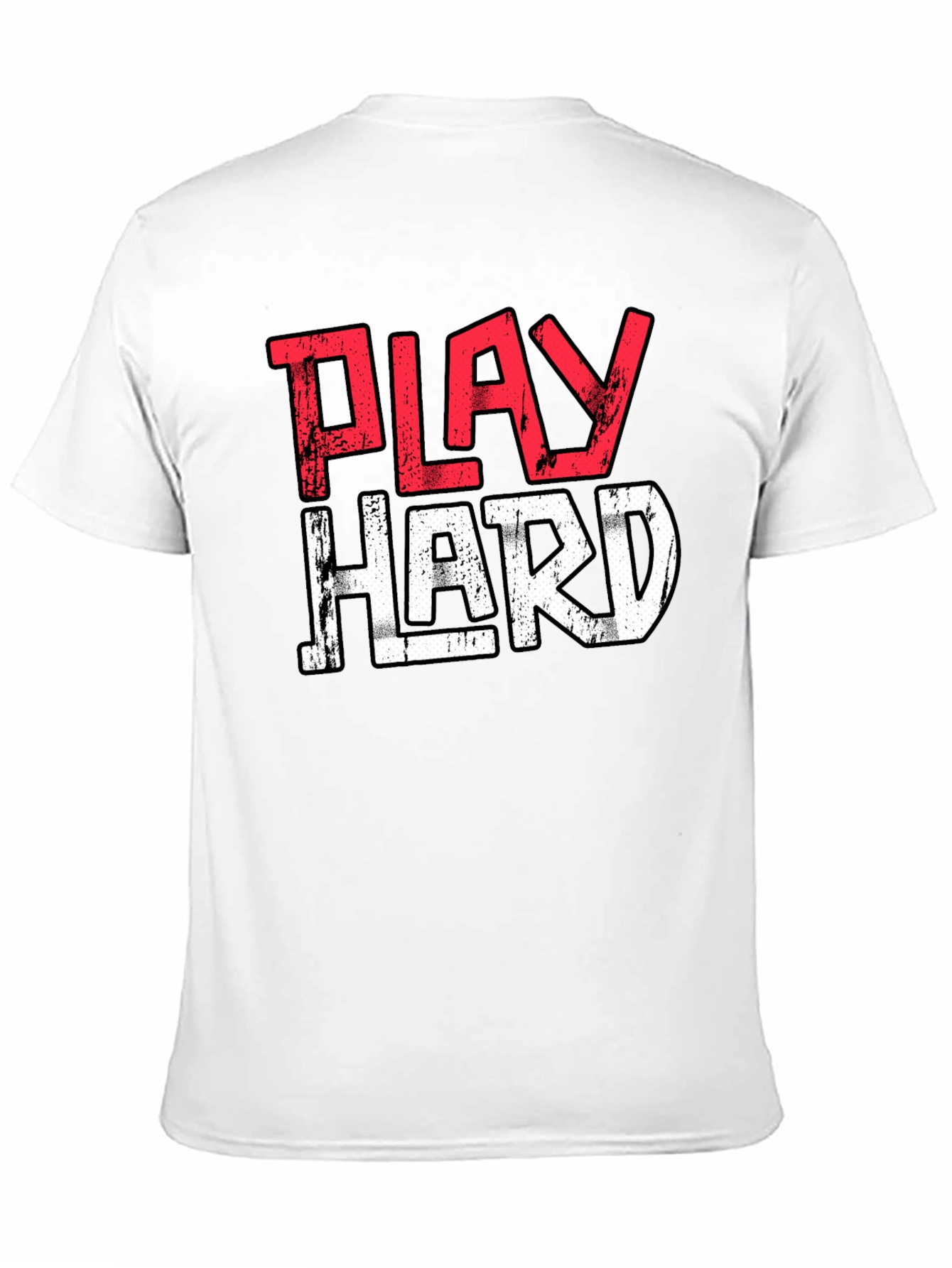 Play Hard Black Graphic Tee
