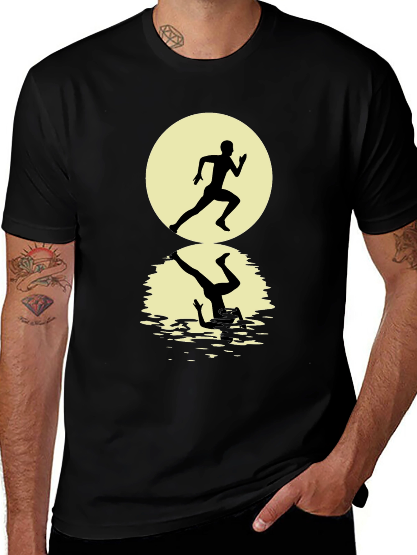 Runner Silhouette Graphic T-Shirt