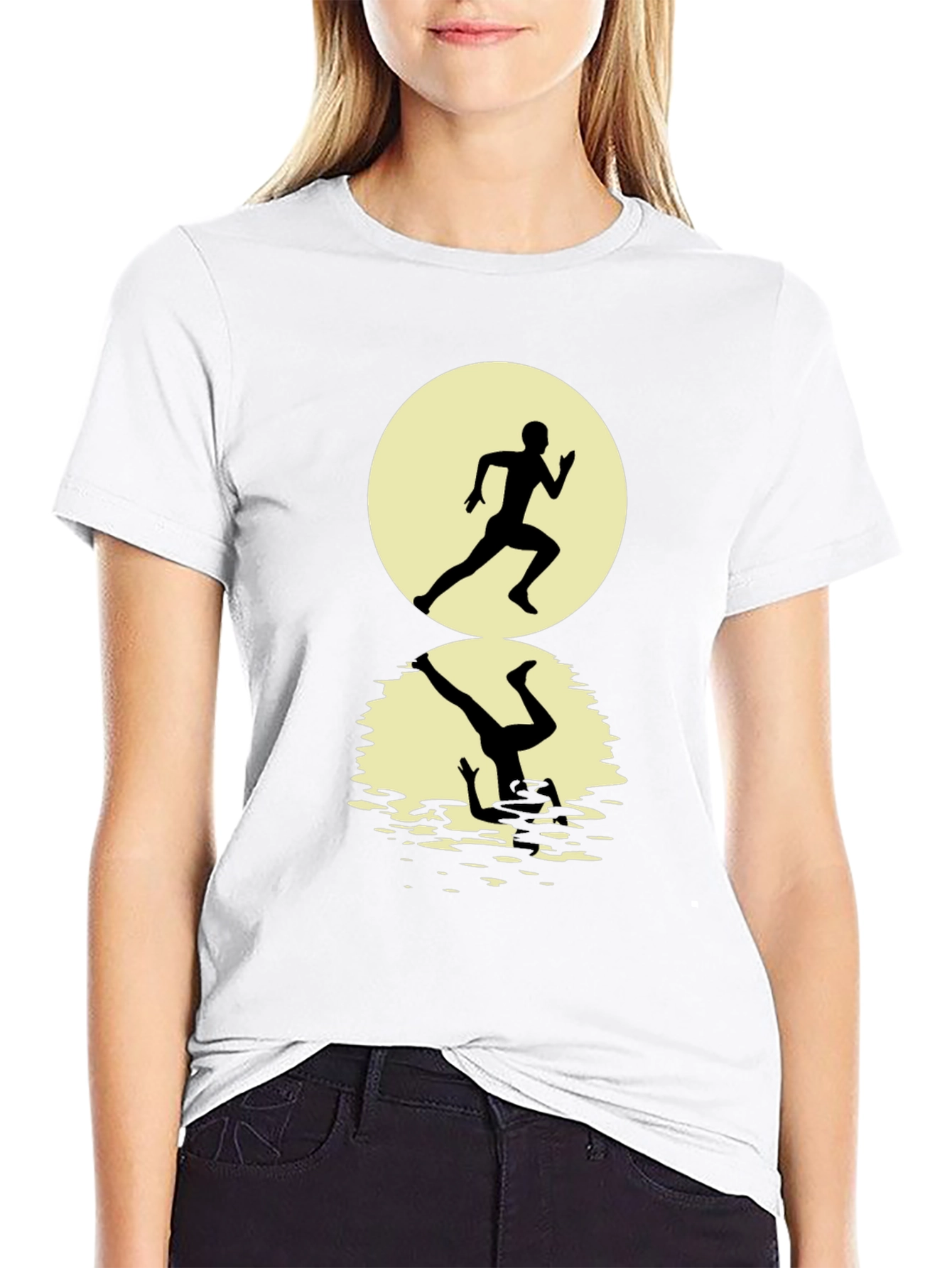 Runner Silhouette Graphic T-Shirt