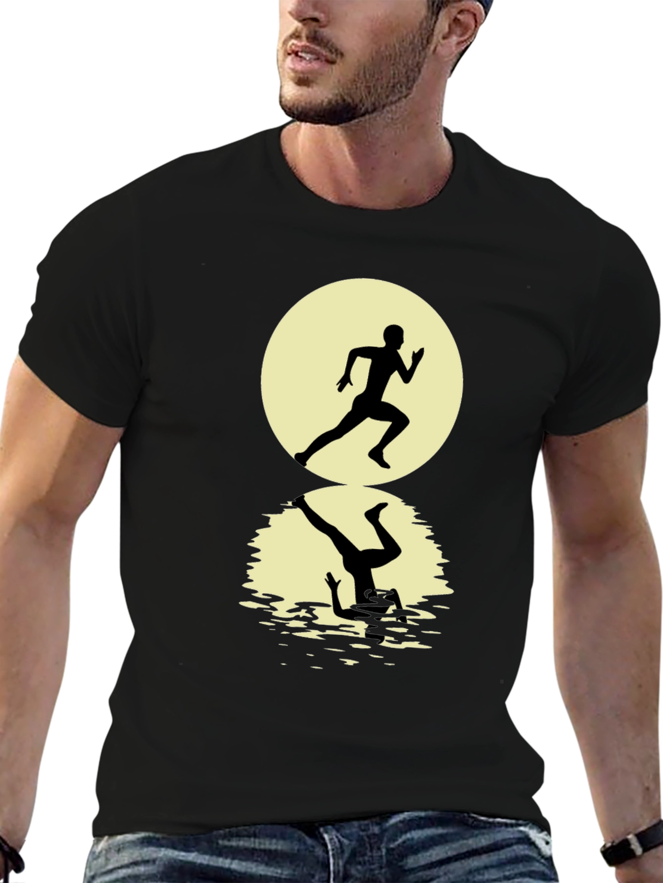 Runner Silhouette Graphic T-Shirt