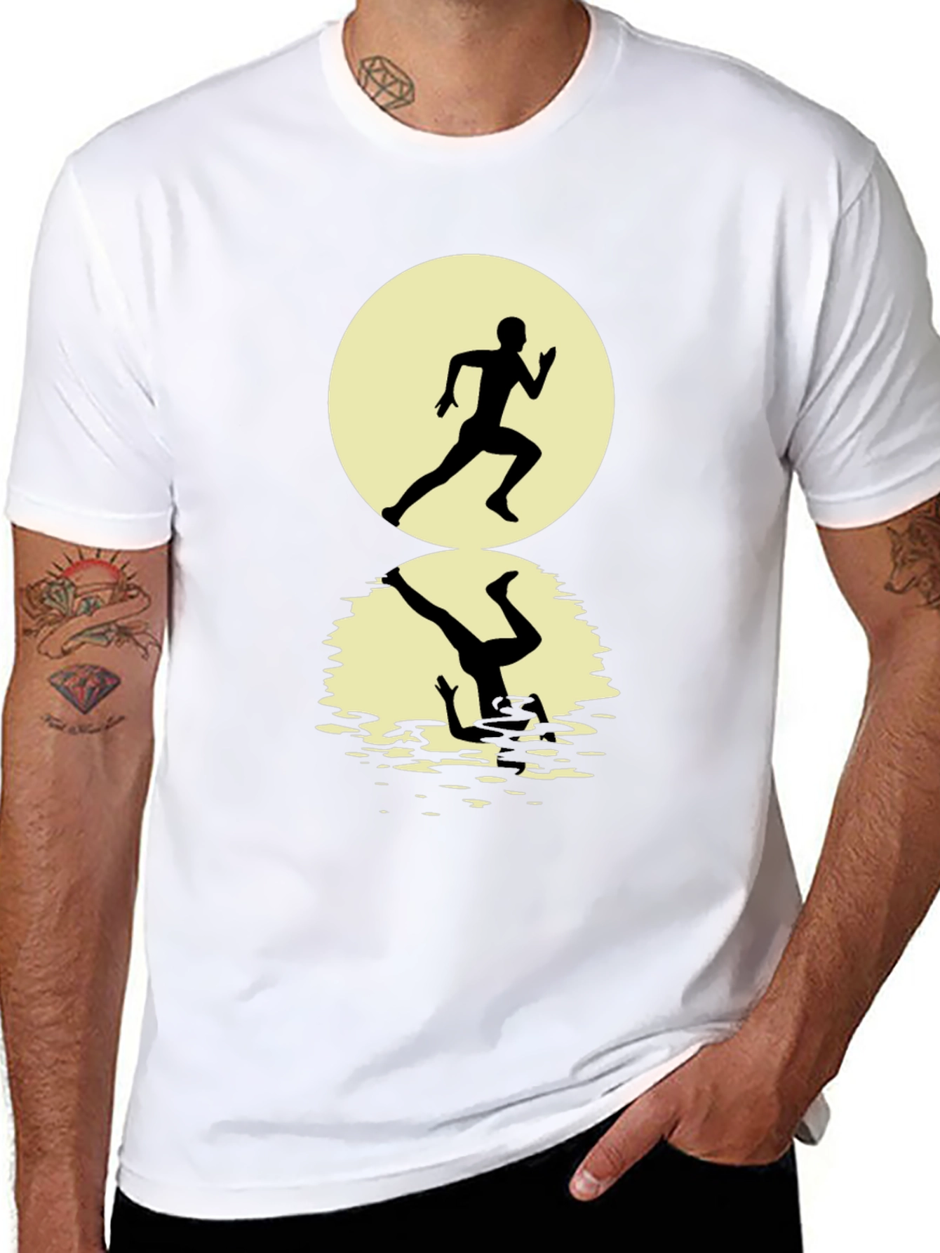 Runner Silhouette Graphic T-Shirt