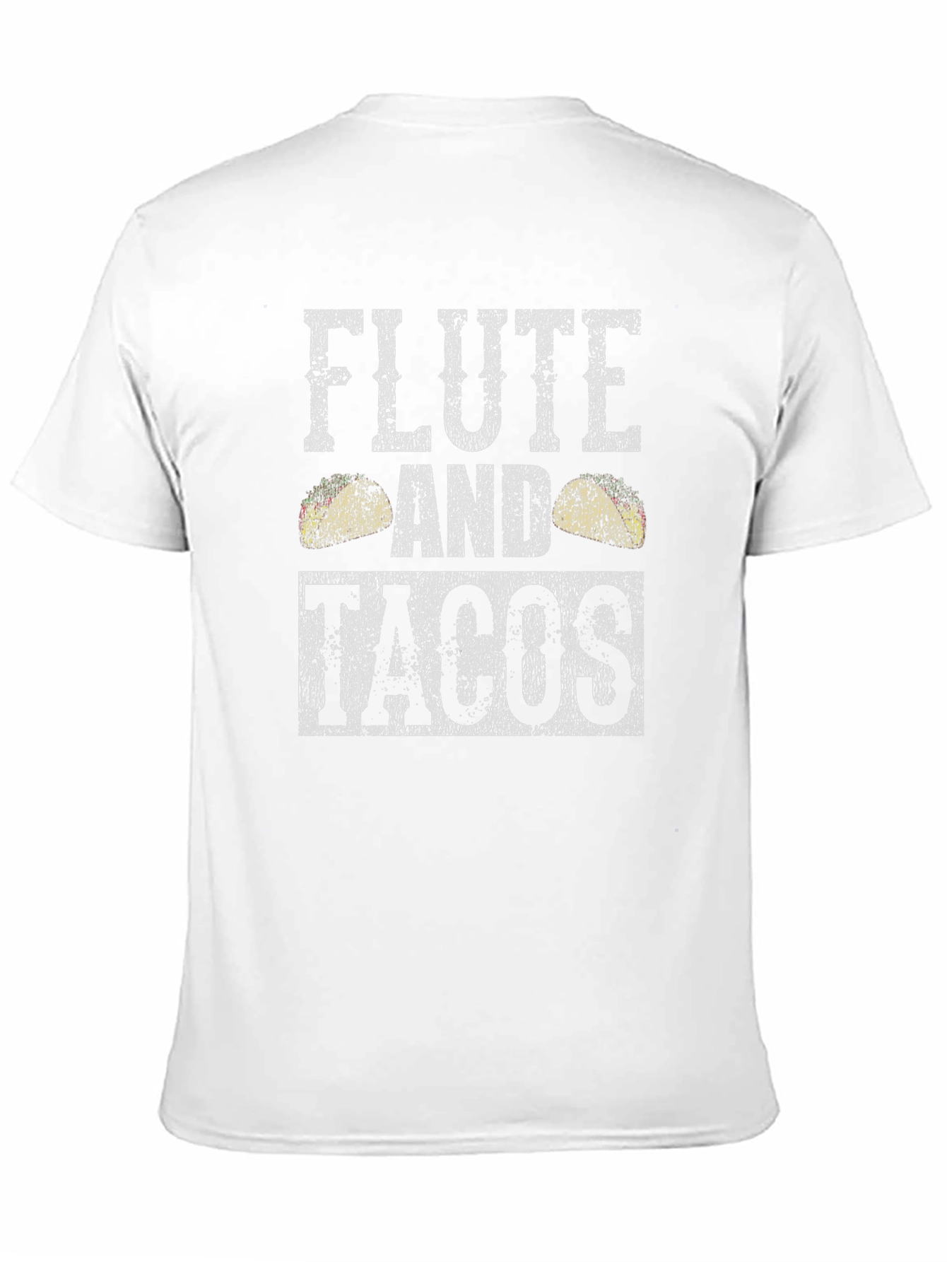 Flute And Tacos T-Shirt Funny Foodie Tee