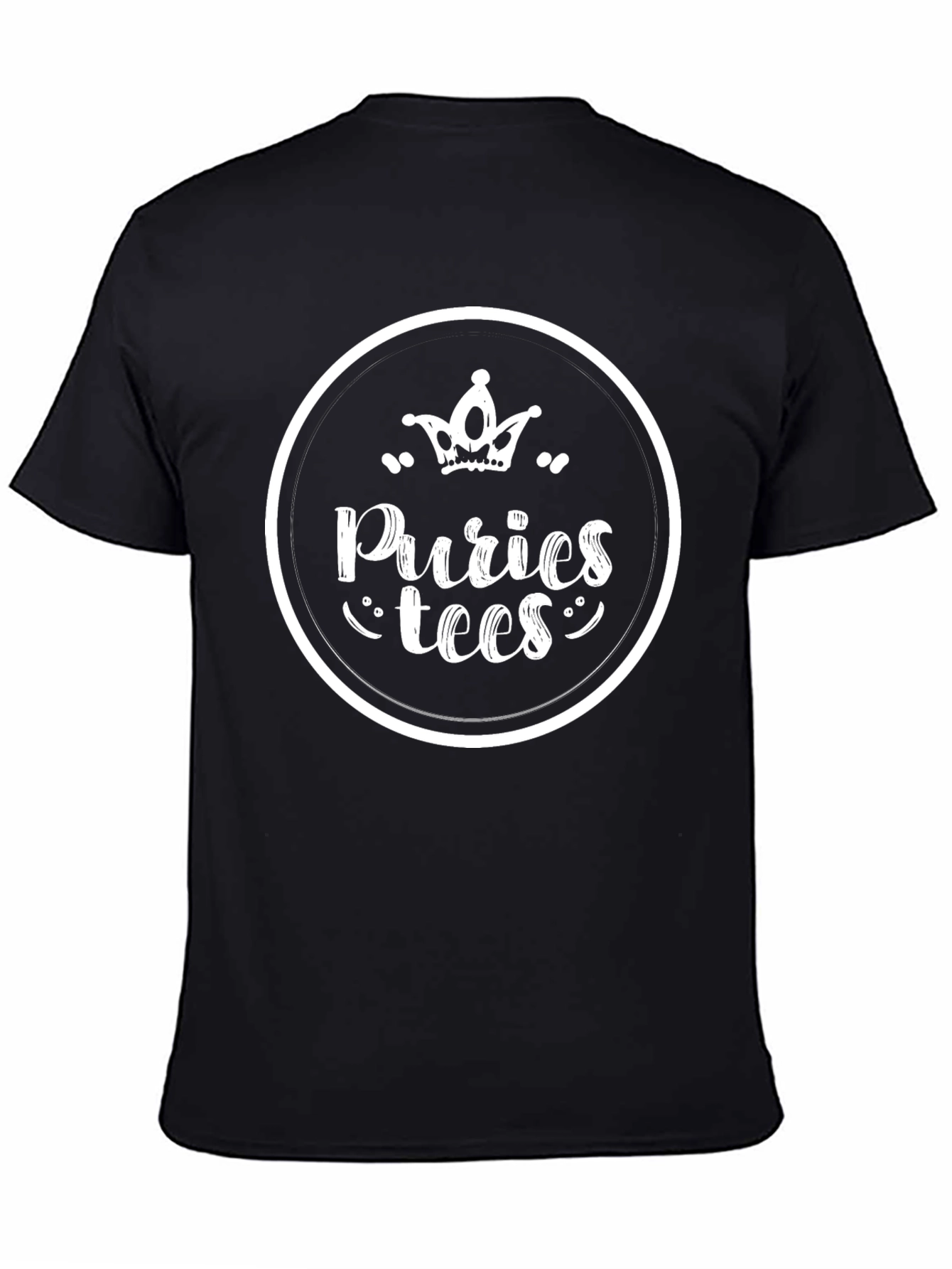 Puries Tees Black T-Shirt