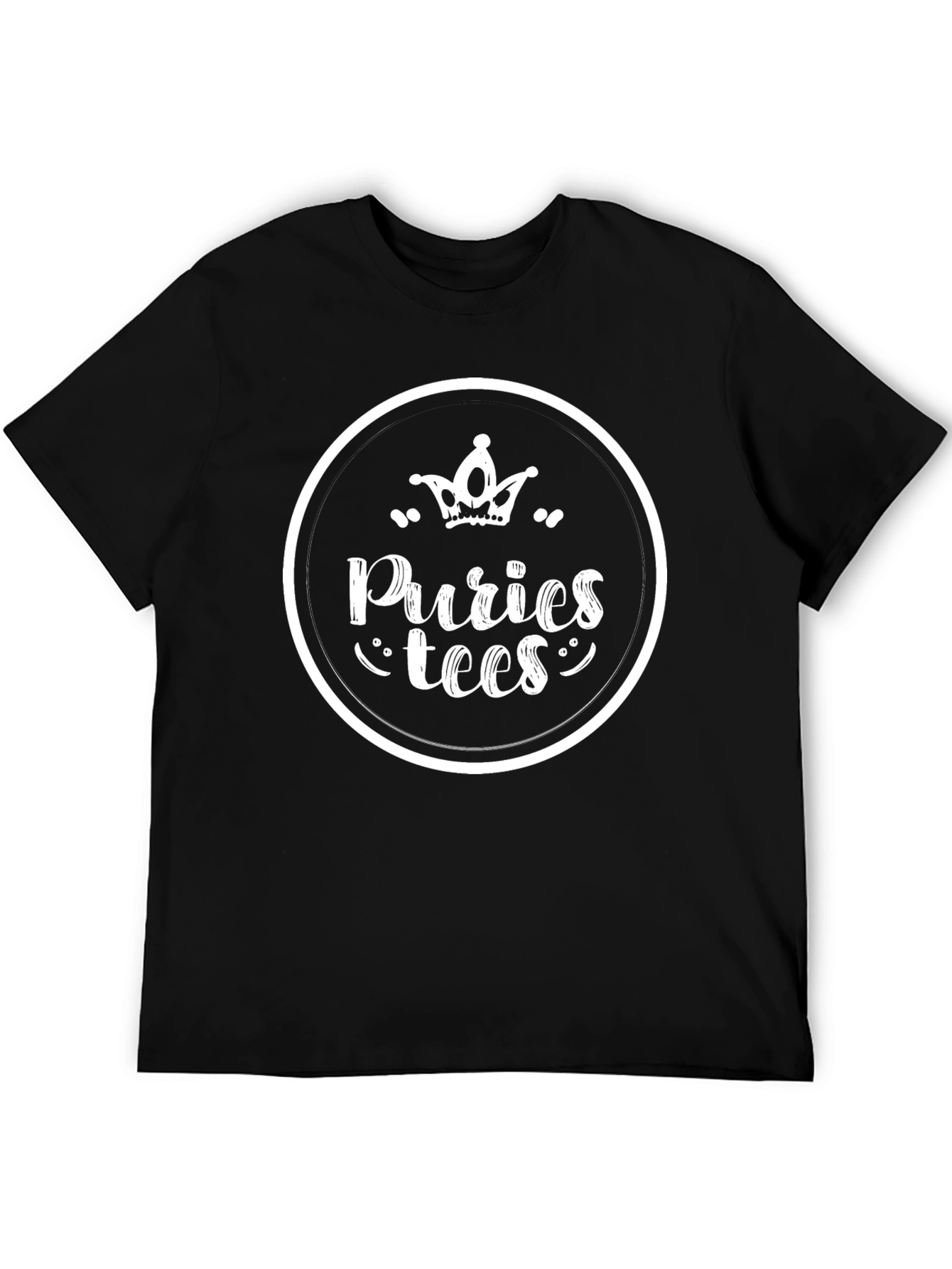Puries Tees Black T-Shirt
