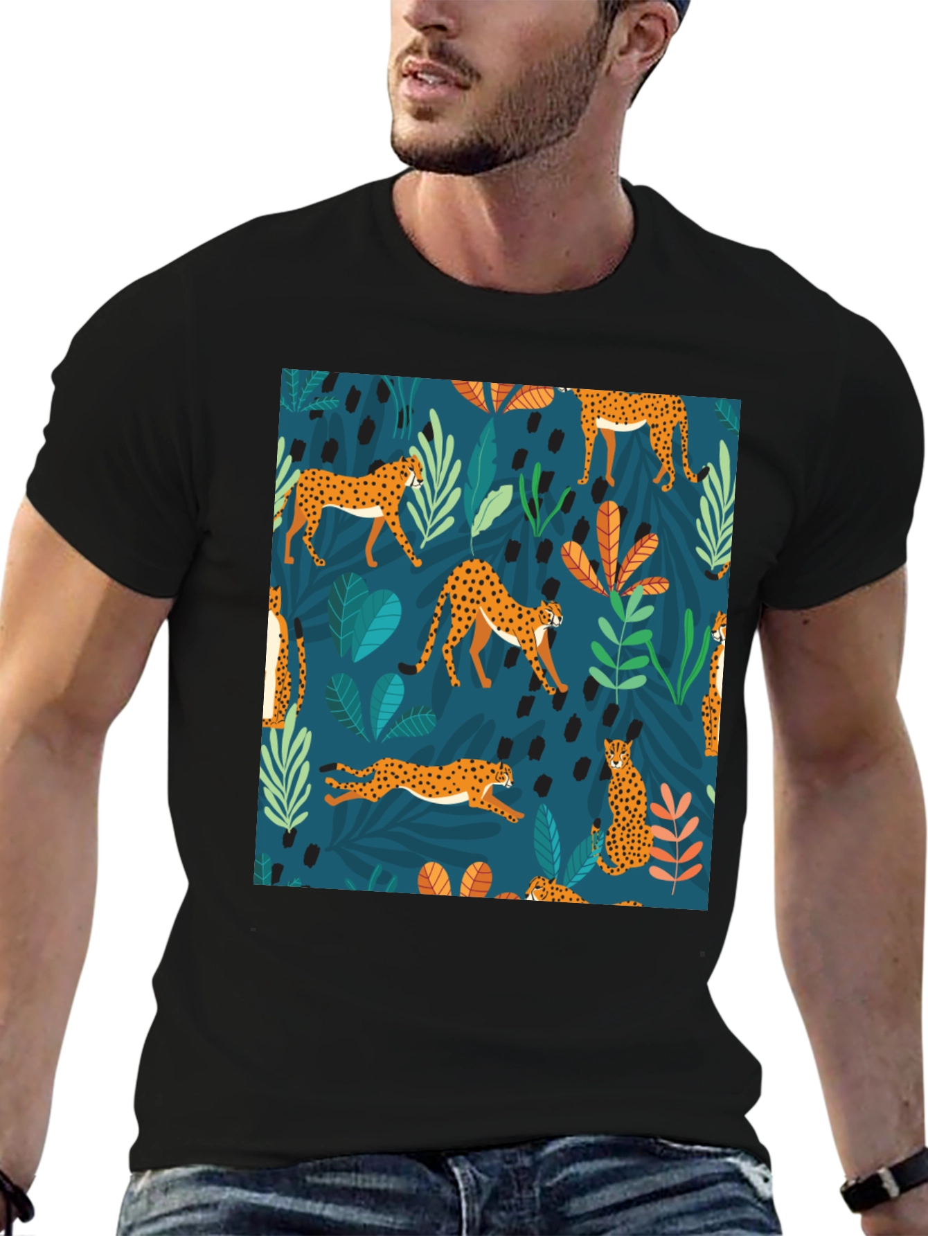 Stylish Cheetah Print T-Shirt - Jungle Vibes