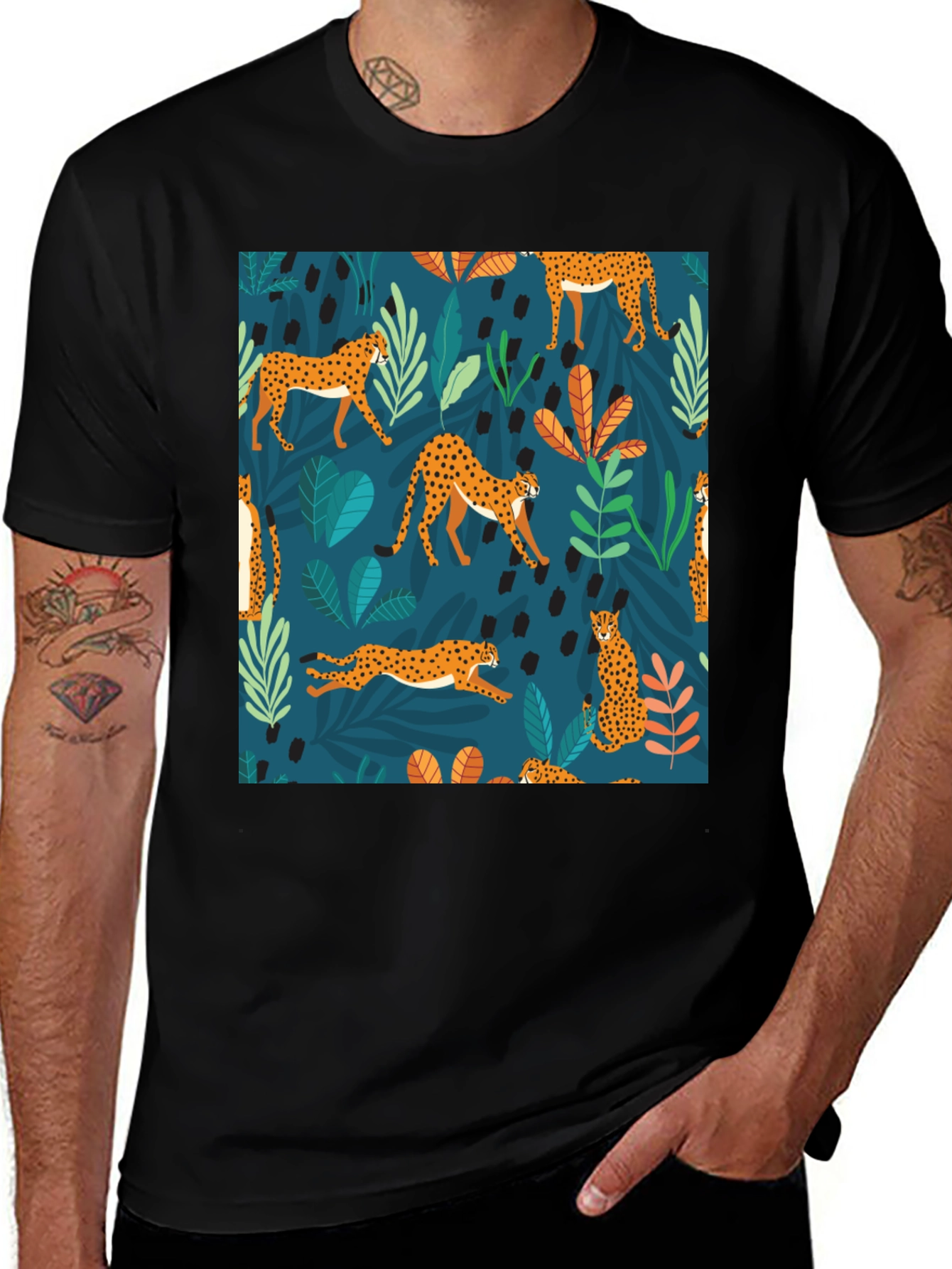 Stylish Cheetah Print T-Shirt - Jungle Vibes