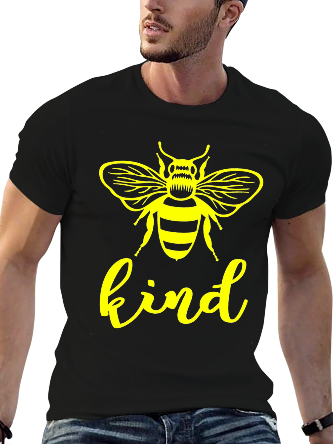 Bee Kind Graphic Tee - Stylish Comfort