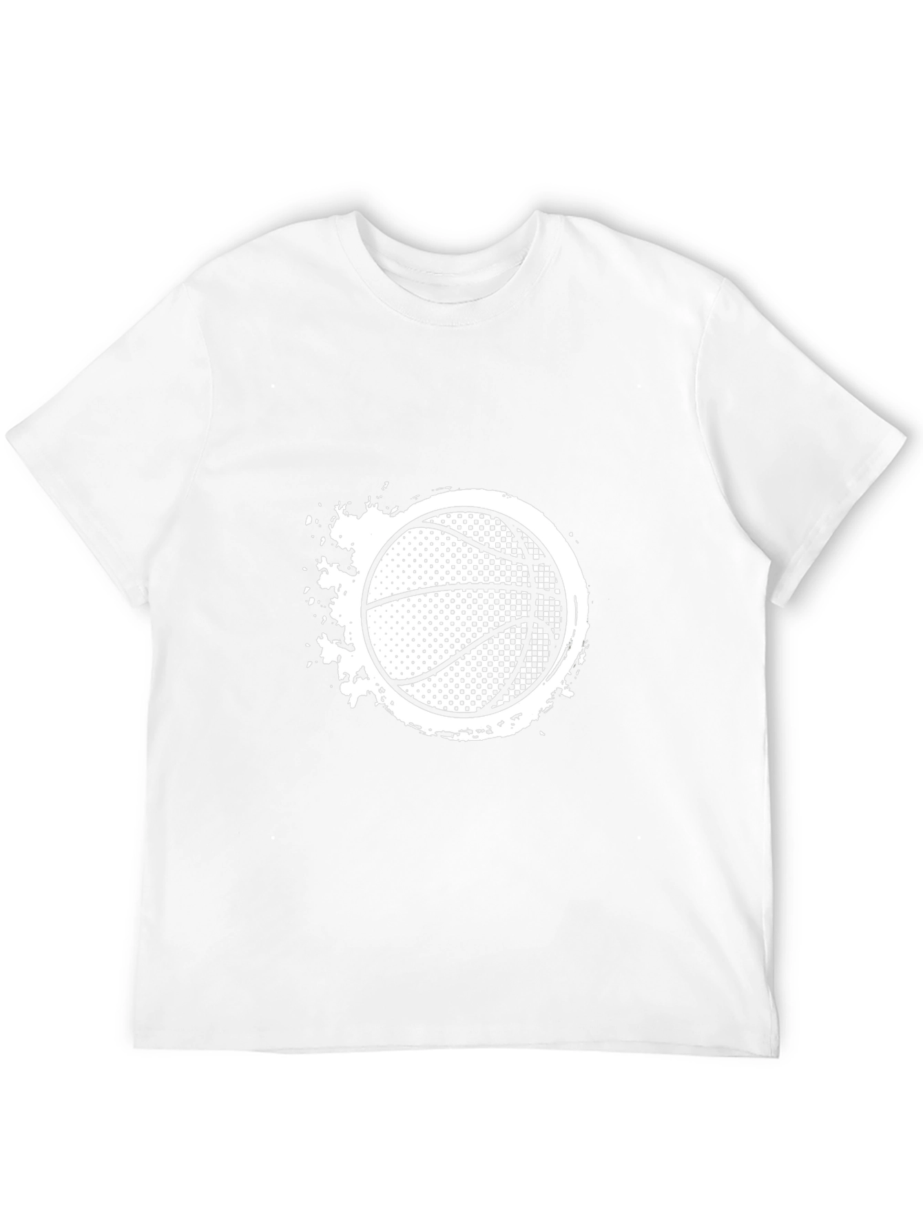 Mens Black Basketball Graphic T-Shirt